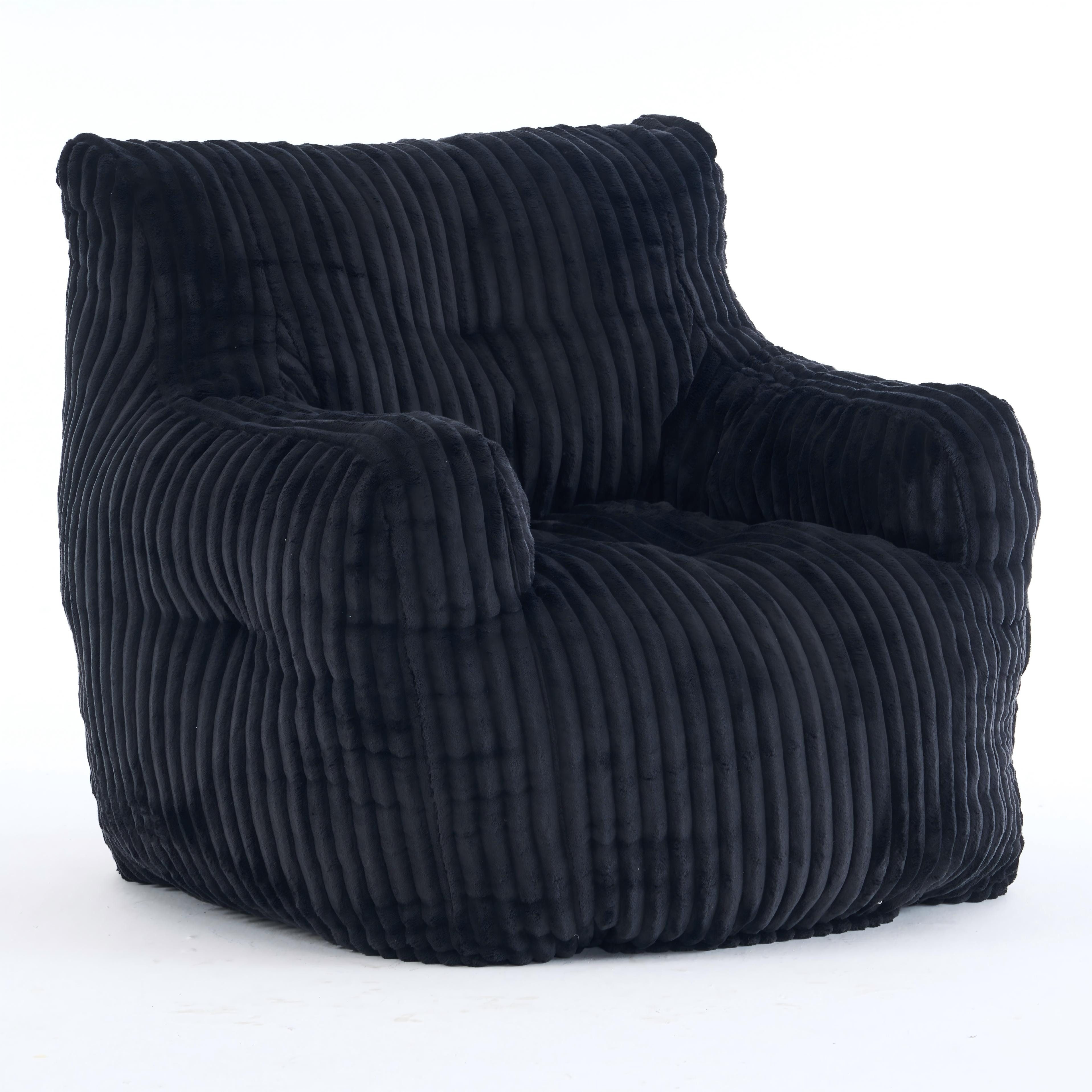 MODFU Sitzsack Einzelsofa (gesteppter Schaumstoff-Sitzsack mit Cordstoff-Bezug, 1 St., 94*100*70cm)