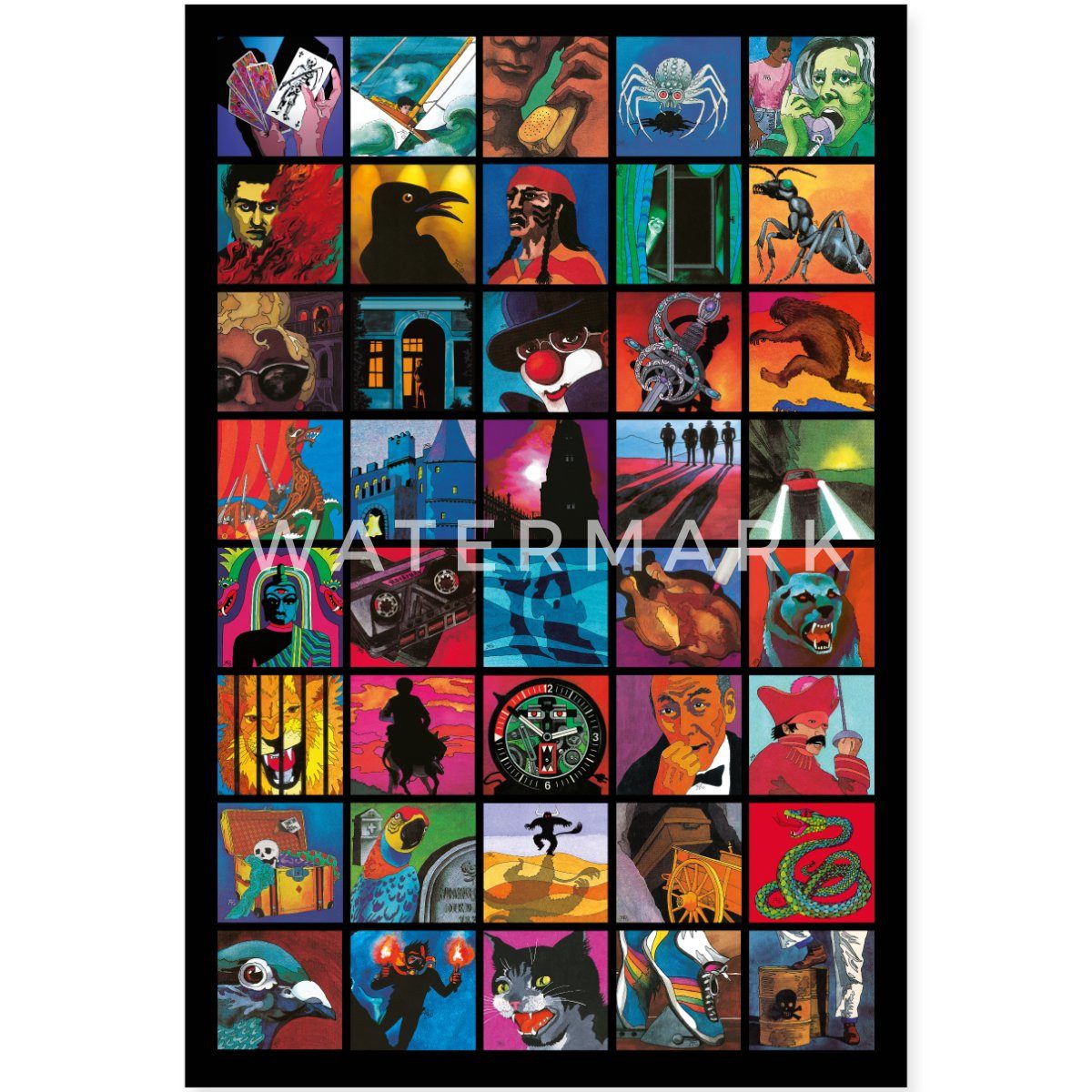 Spreadshirt Poster Die Drei Fragezeichen Covermotive Wandbild Poster 60x90 günstig online kaufen