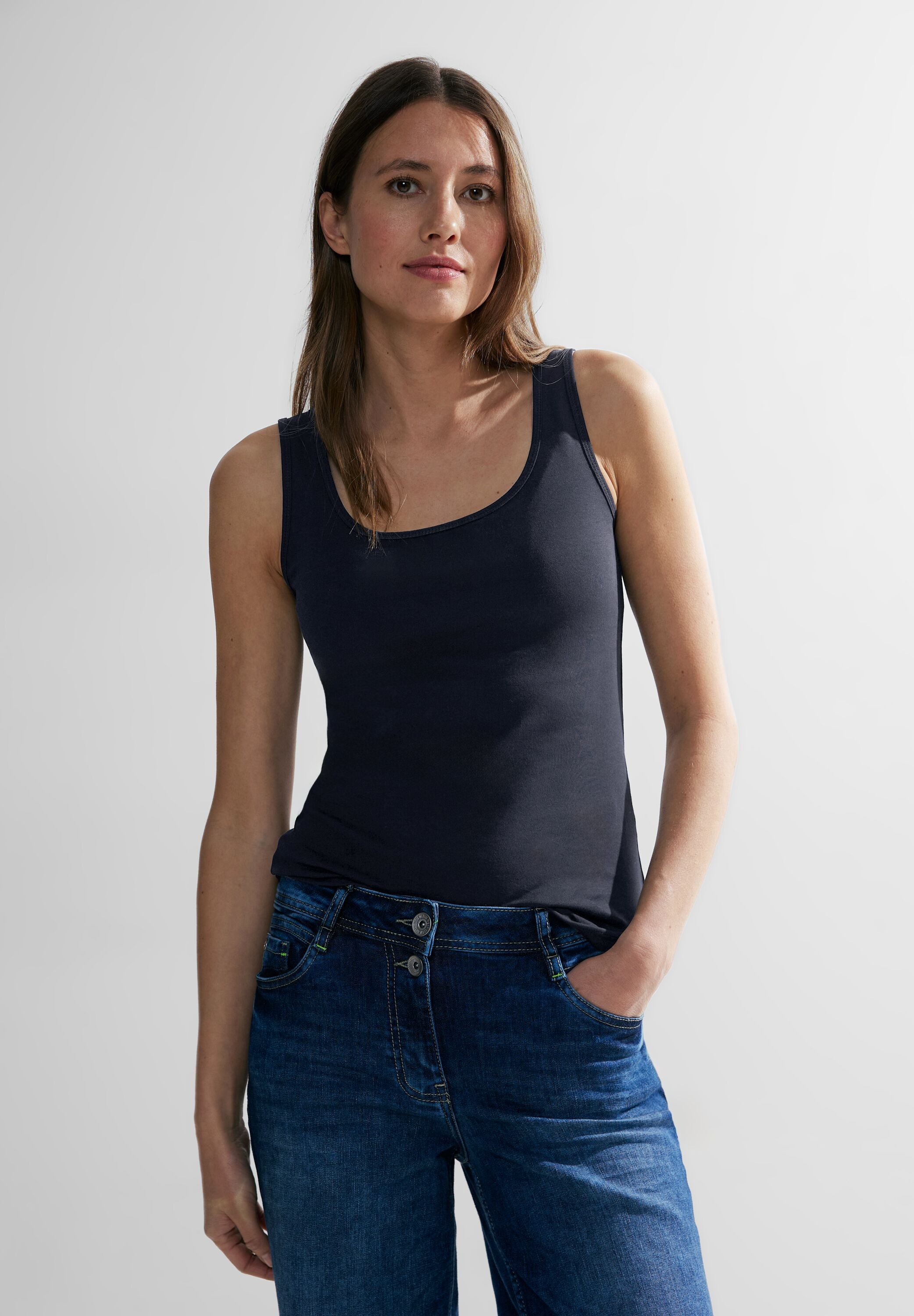 Cecil Tanktop in Unifarbe