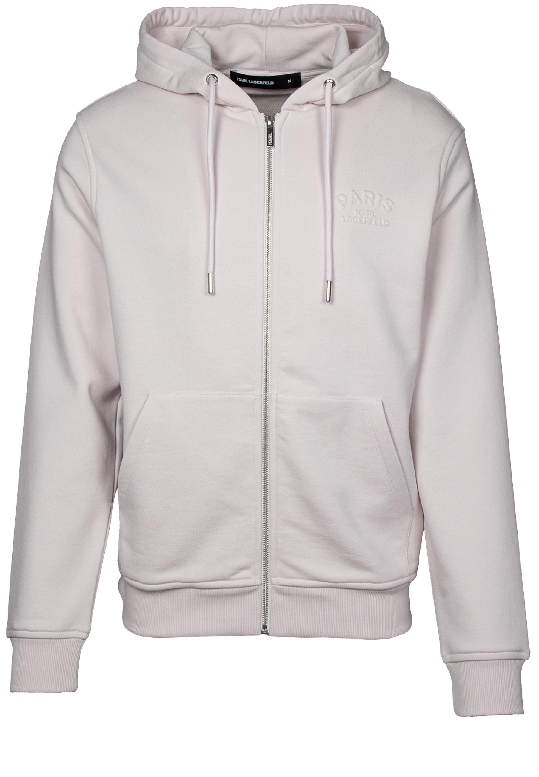 LAGERFELD Sweatjacke mit Logo-Prägung (1-tlg)