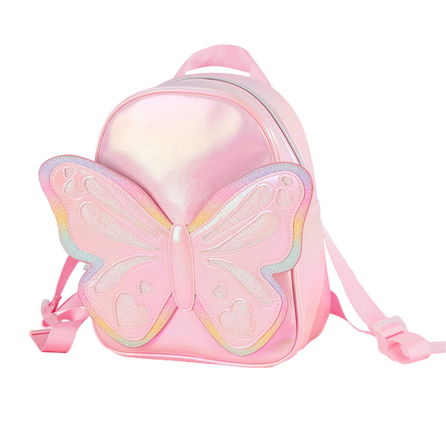 Refttenw Schulranzen Mädchen Schultasche Kinder Schmetterling Pailletten Rucksack