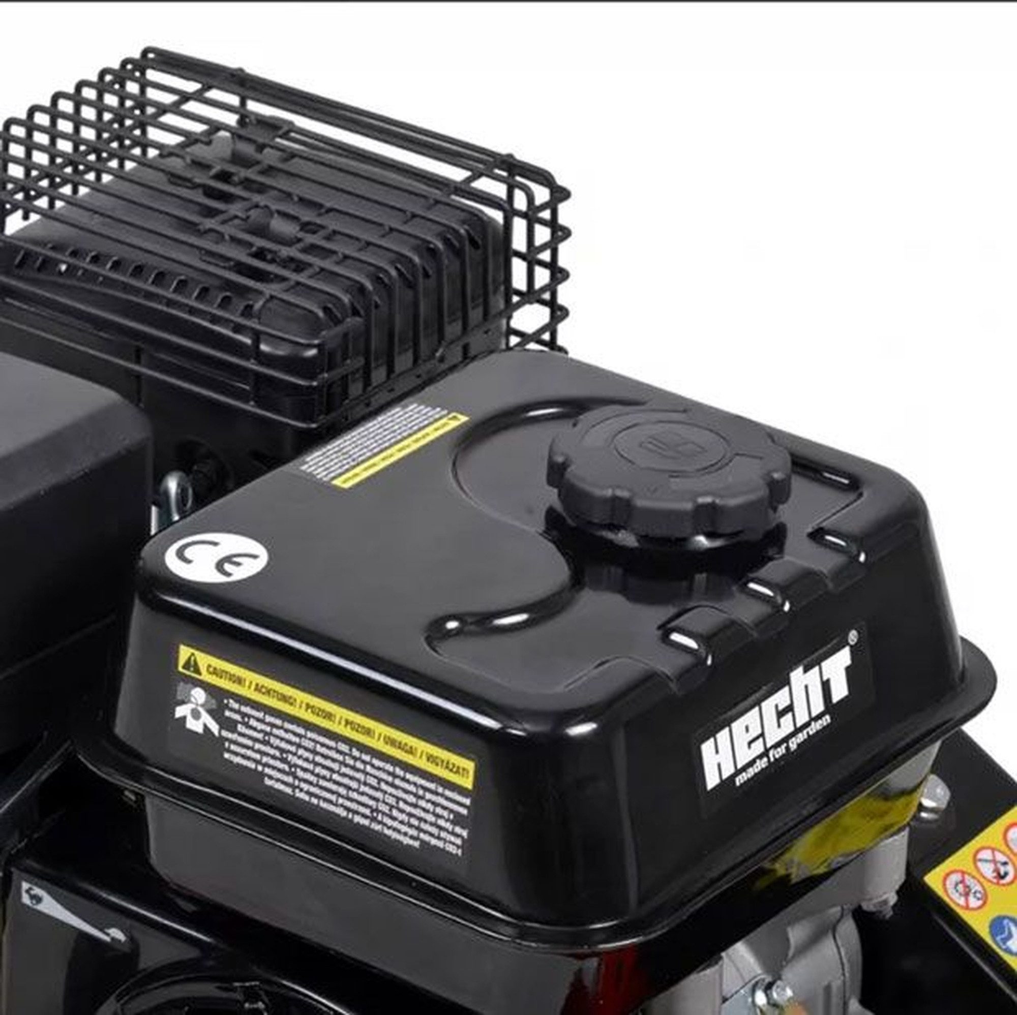 Hecht Rüttelplatte 1113, max. 5500 vpm, (LxB) 42x55 cm, 550x420mm, 4,8kw/6,5PS, Mit Gummischutzmatte und Transporträdern