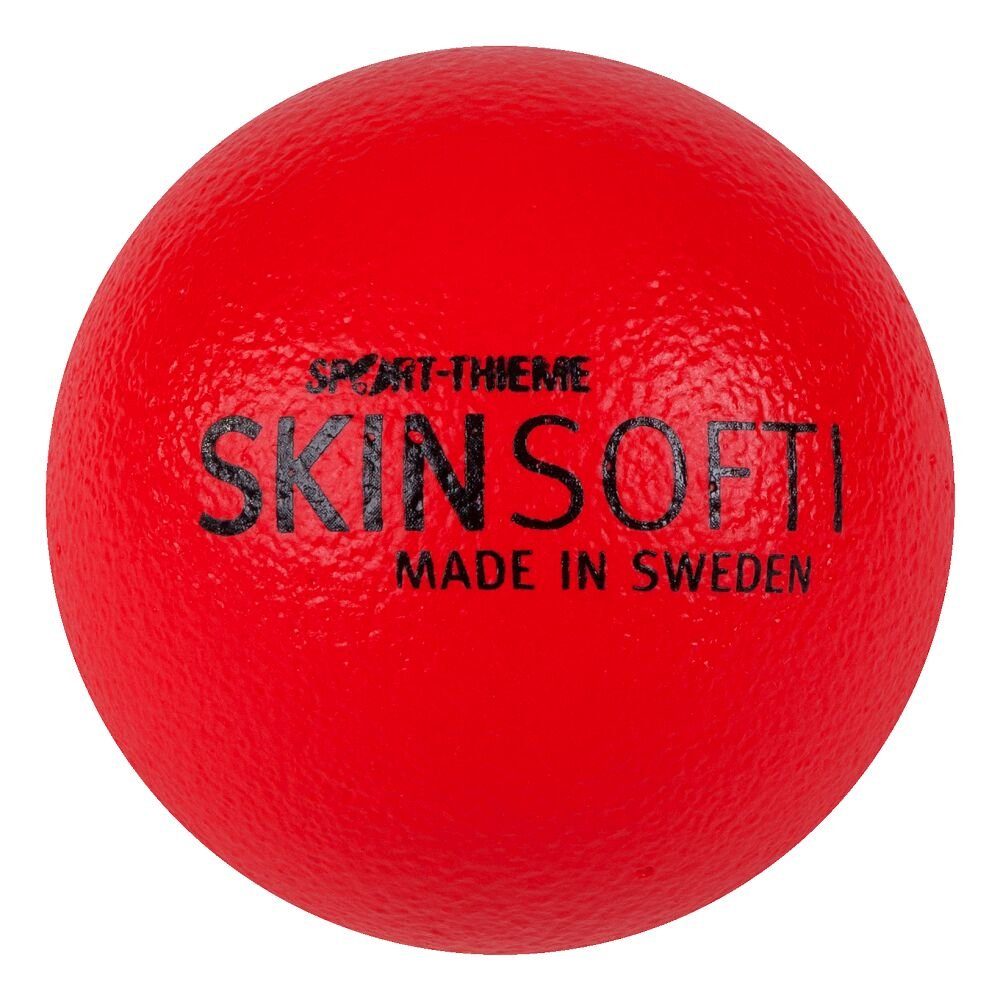 Sport-Thieme Softball Skin-Ball geschlossener Softi, PU-Beschichtung Rot Mit Weichschaumball