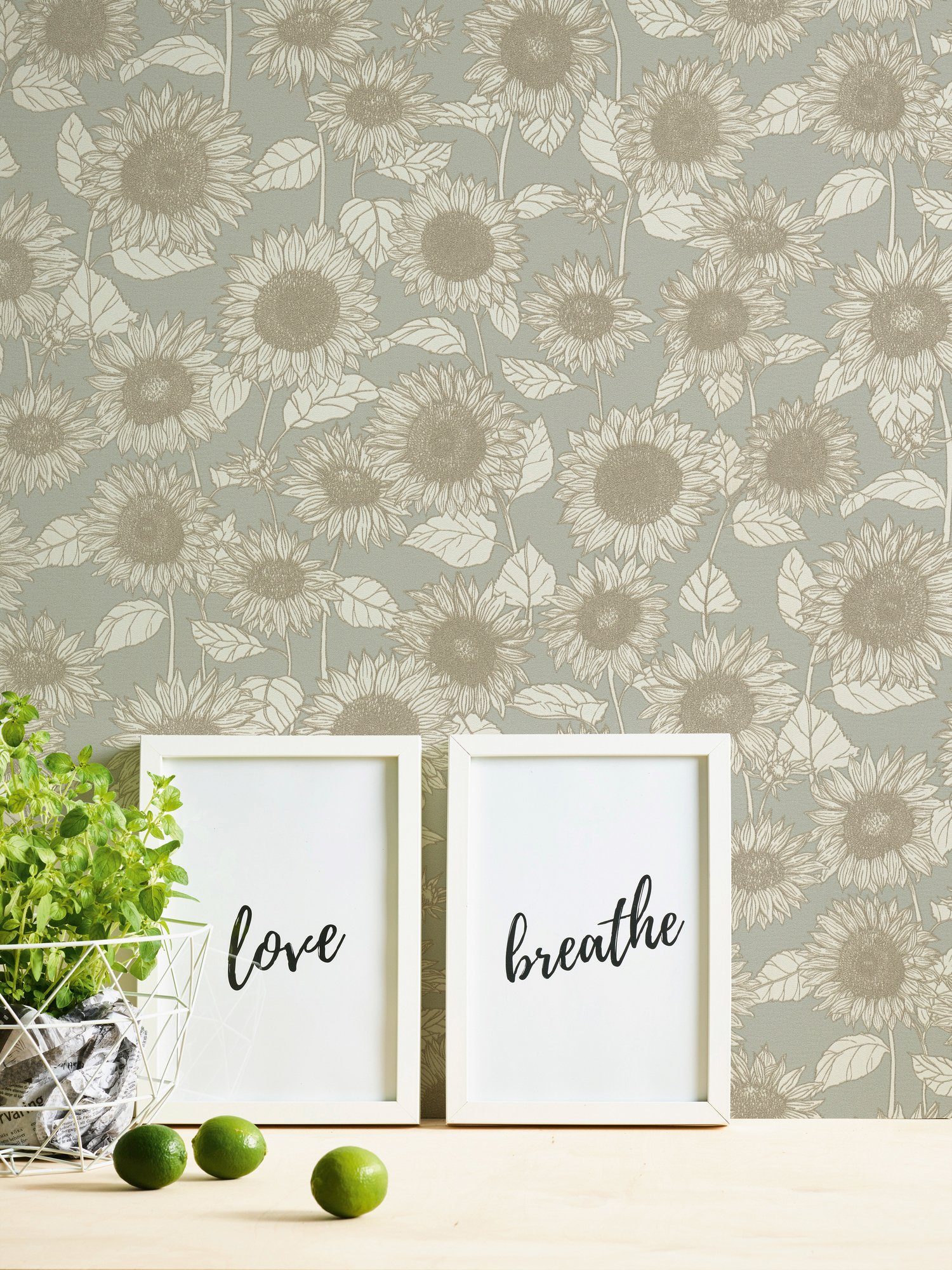 A.S. Création Vliestapete New Life, botanisch, floral, Tapete Blumen