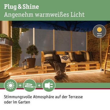 Paulmann Gartenleuchte Plug & Shine Neon LED Stripe IP67 3000K 24V 5m, keine Angabe, Leuchtmittel enthalten: Ja, fest verbaut, LED, warmweiss, LED Streifen