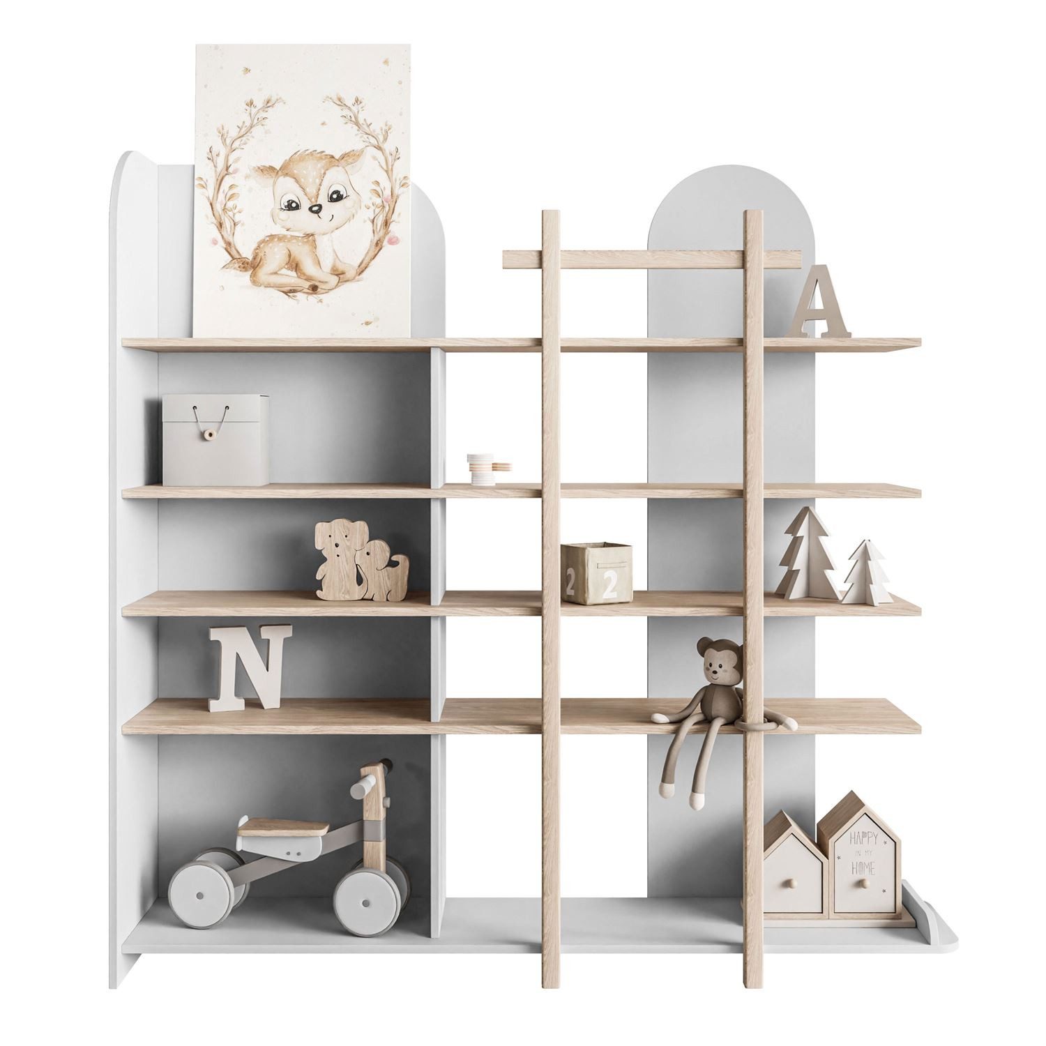Lookway Regal BLOOM Kinderregal aus Holz