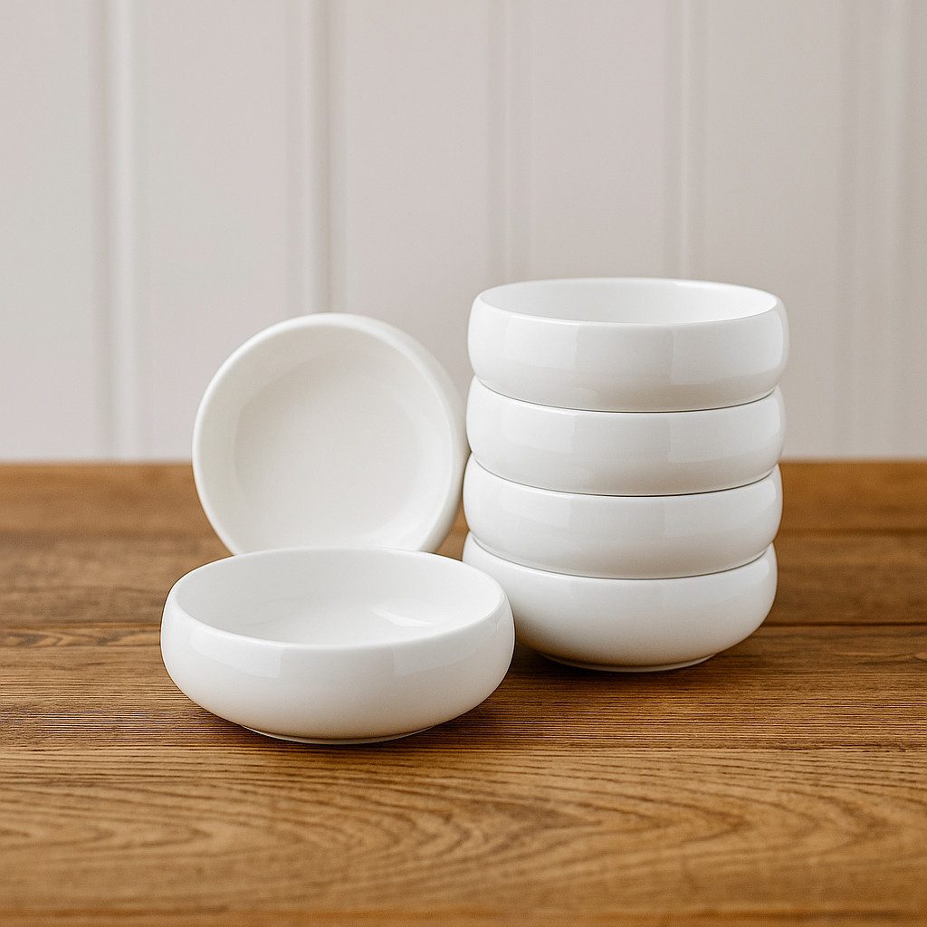 Özberk Snackschale Belicia -8492, Porzellan, (Packung, 6-tlg), 6-teilige Set bietet Ihnen Flexibilität für Familie und Gäste