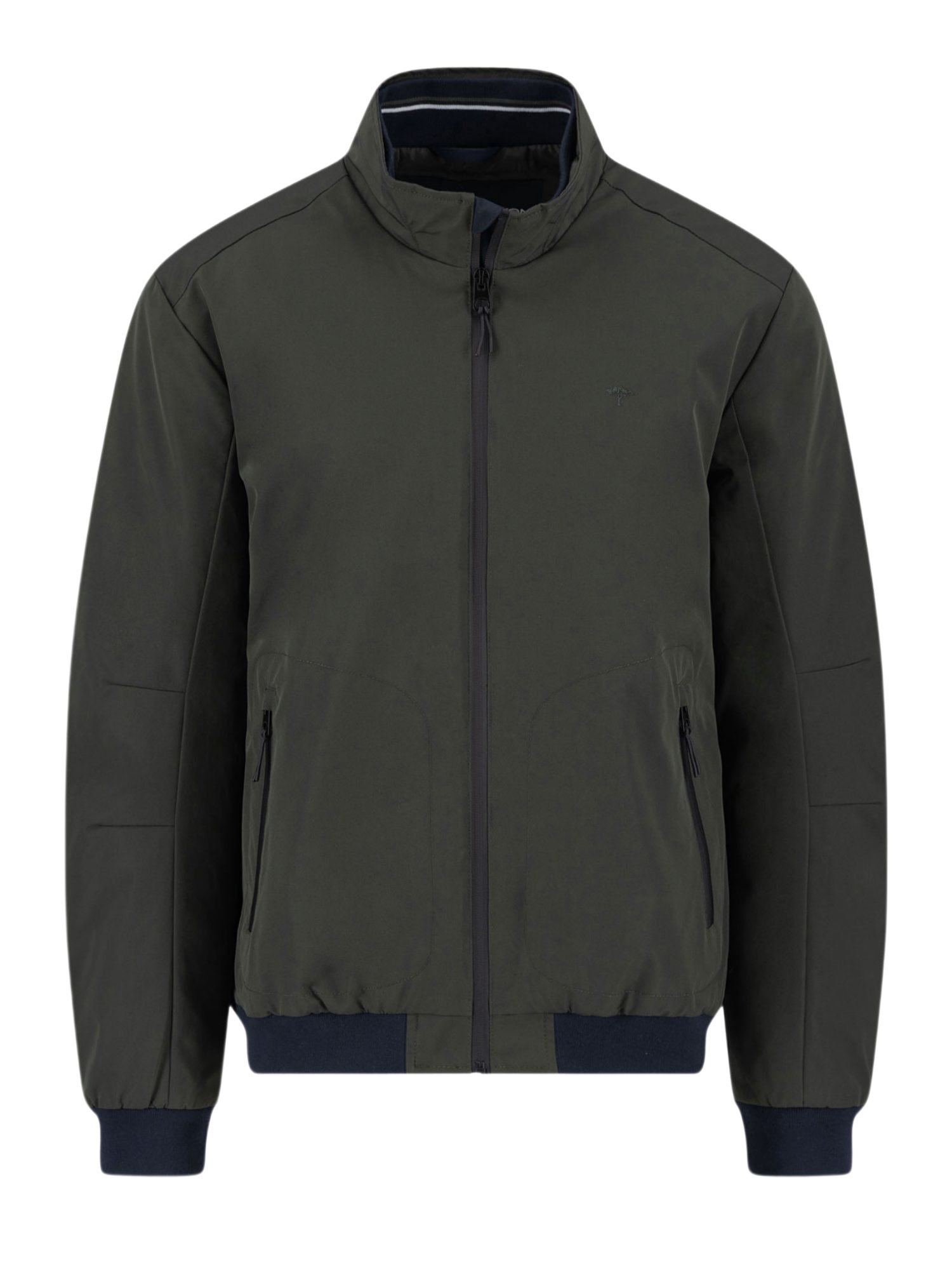 FYNCH-HATTON Outdoorjacke grün,Outdoor,Polyester,Unifarben,Stehkragen,Lang,Regular Fit