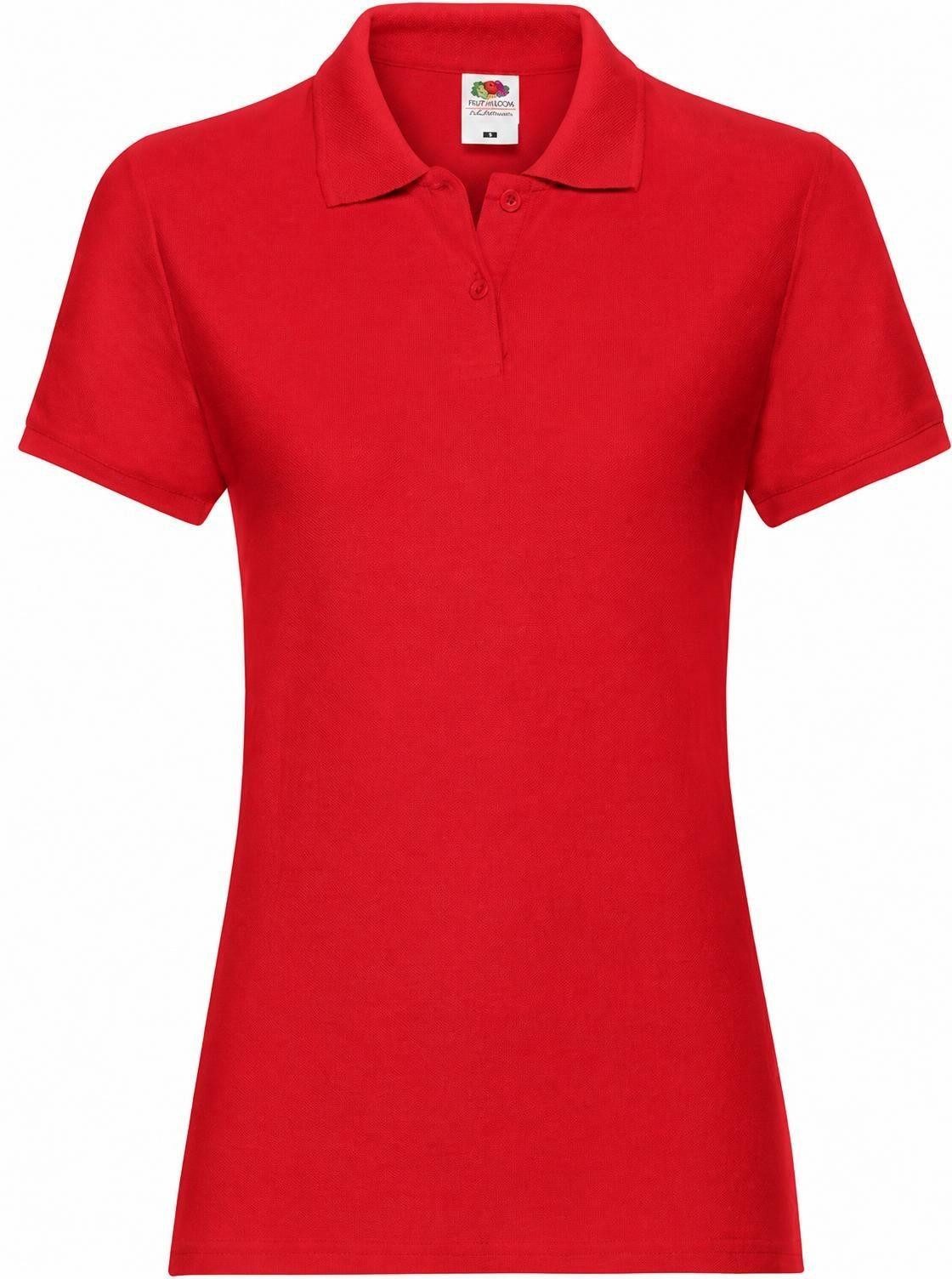 Fruit of the Loom Poloshirt Lady-Fit Damen Premium Poloshirt