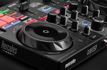 HERCULES DJ Controller DJ Inpulse 200 MK2 mit Ständer Silber