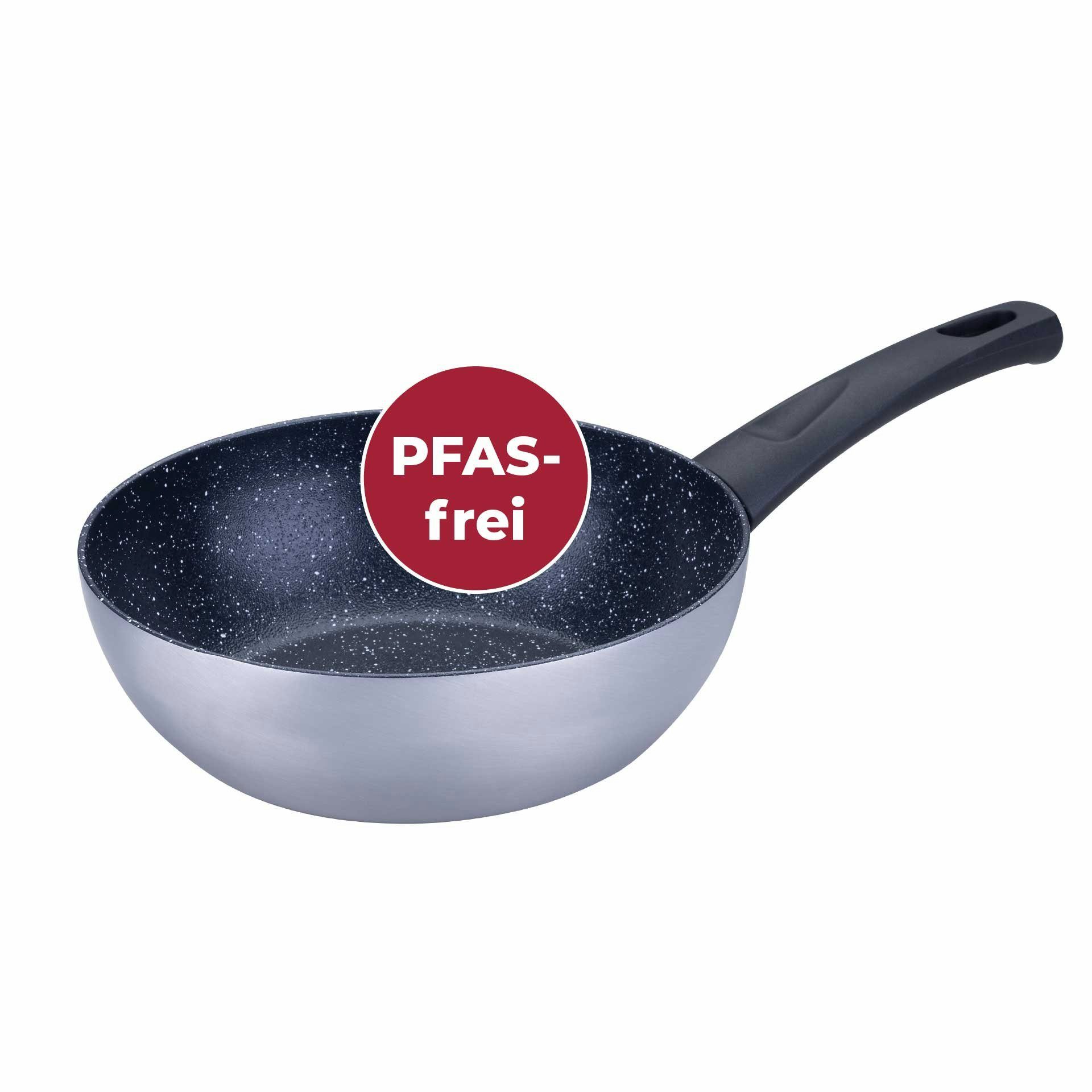 FACKELMANN Wok Pfanne, Bratpfanne, Schmorpfanne, Kochpfanne, Antihaft-Wok