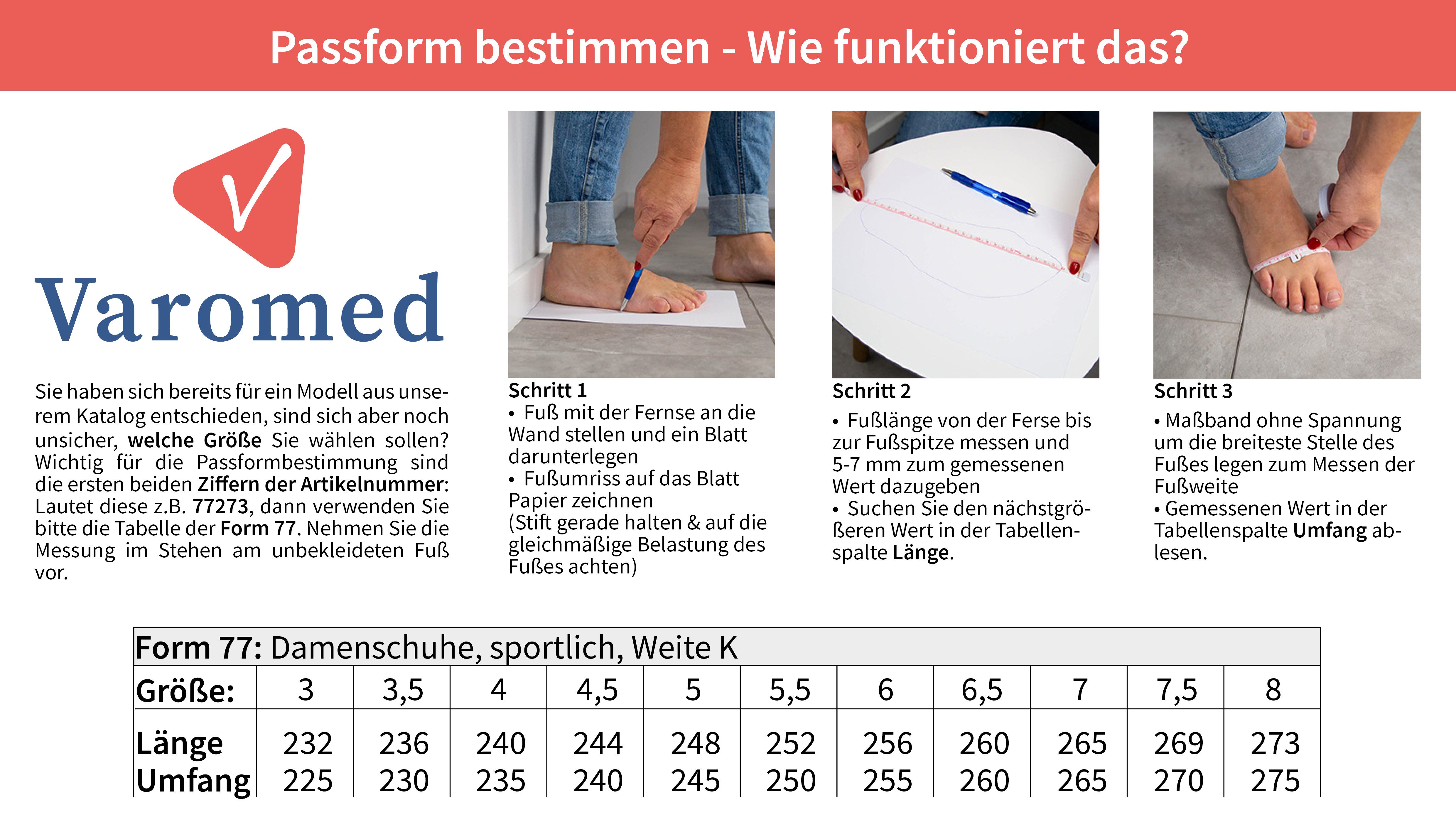 VAROMED VAROMED Stretch-Ballerina Sevilla Gesundheitsschuhe für Damen Ballerina