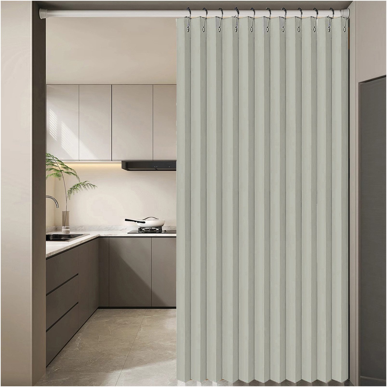 Jibenhome Vorhang Extra breite Raumteiler Vorhang für Terrassentür, Wasserd günstig online kaufen