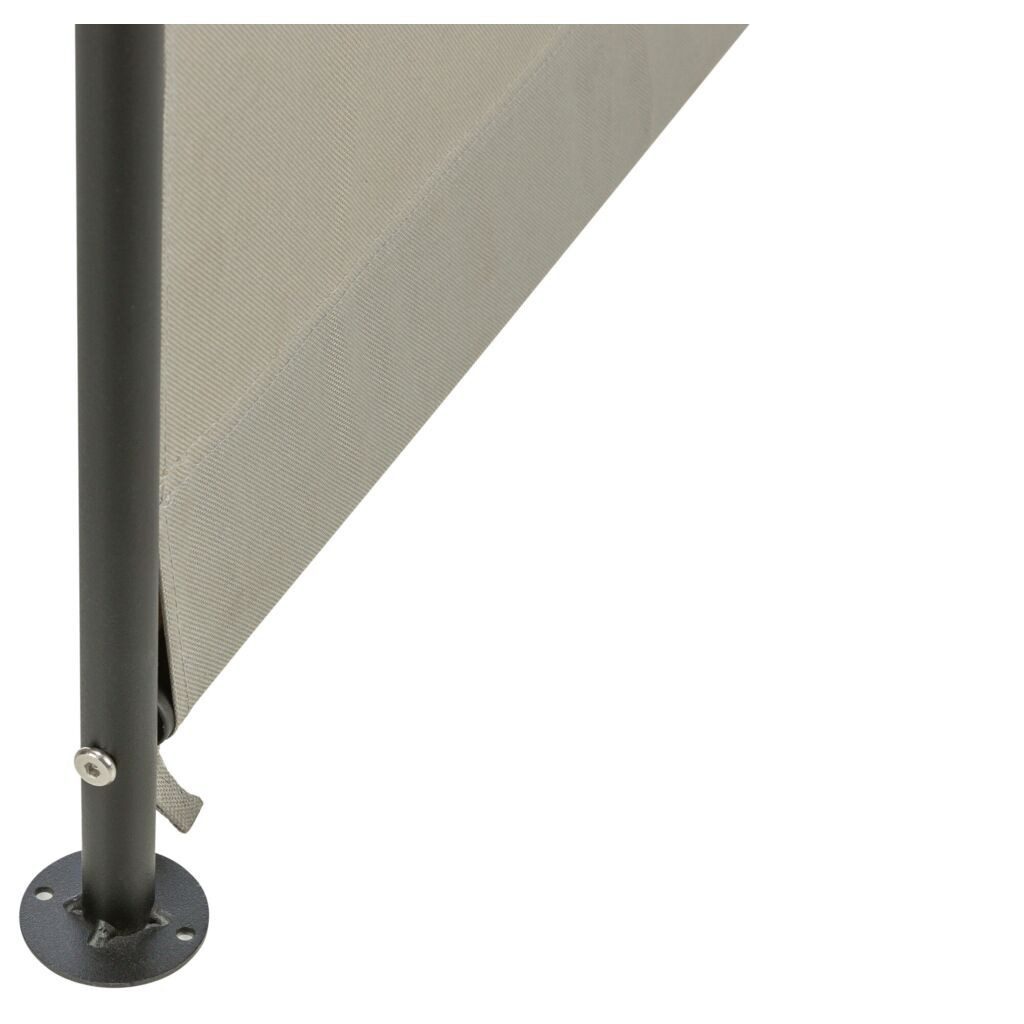 TRIXIE Hundehütte Überdachung - beige/schwarz - 90 × 85 × 70 cm