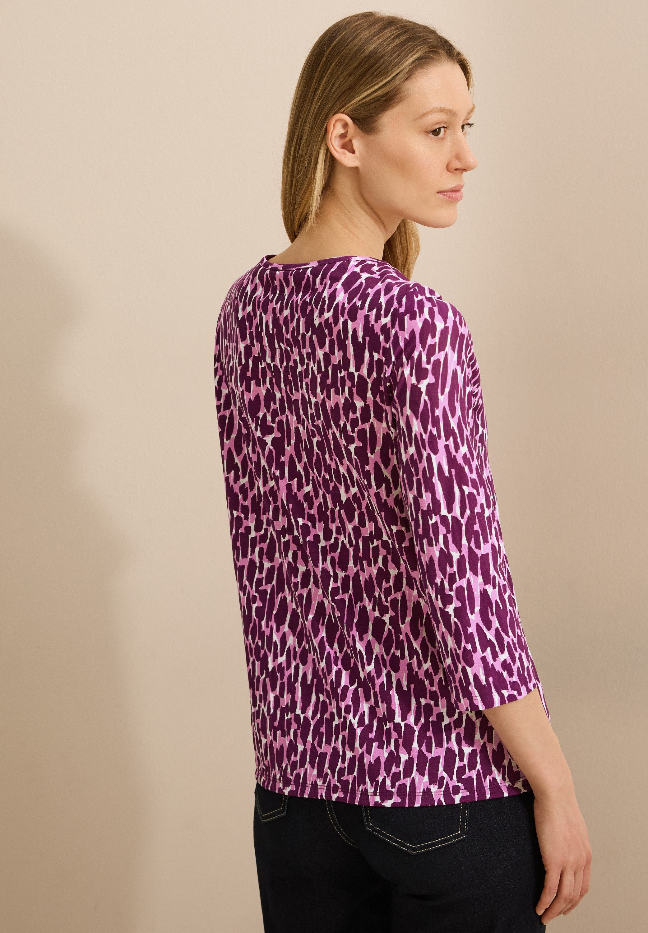 Cecil 3/4-Arm-Shirt, aus reiner Baumwolle günstig online kaufen