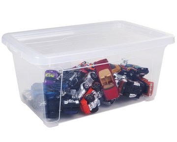 ONDIS24 Aufbewahrungsbox Aufbewahrungsbox Nähbox Schuhbox Lagerbox Allzweckbox Easy XS & Deckel, stapelbar, platzsparend, modular kombinierbar