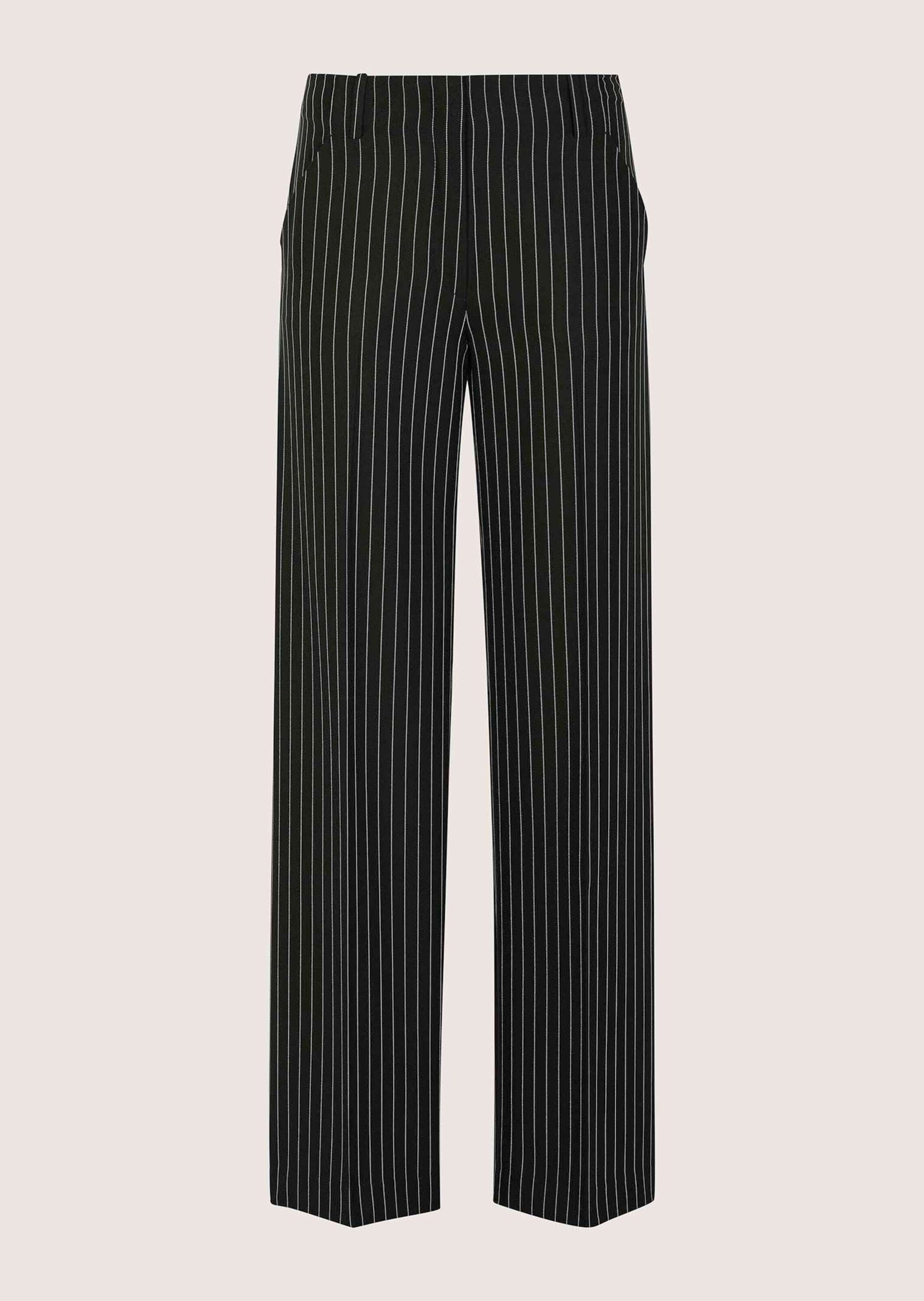 Stoffhose Bügelfaltenhose mit Nadelstreifen