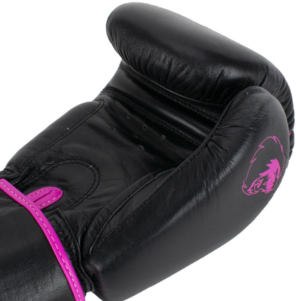 Pro Super Warrior Boxhandschuhe pink/schwarz