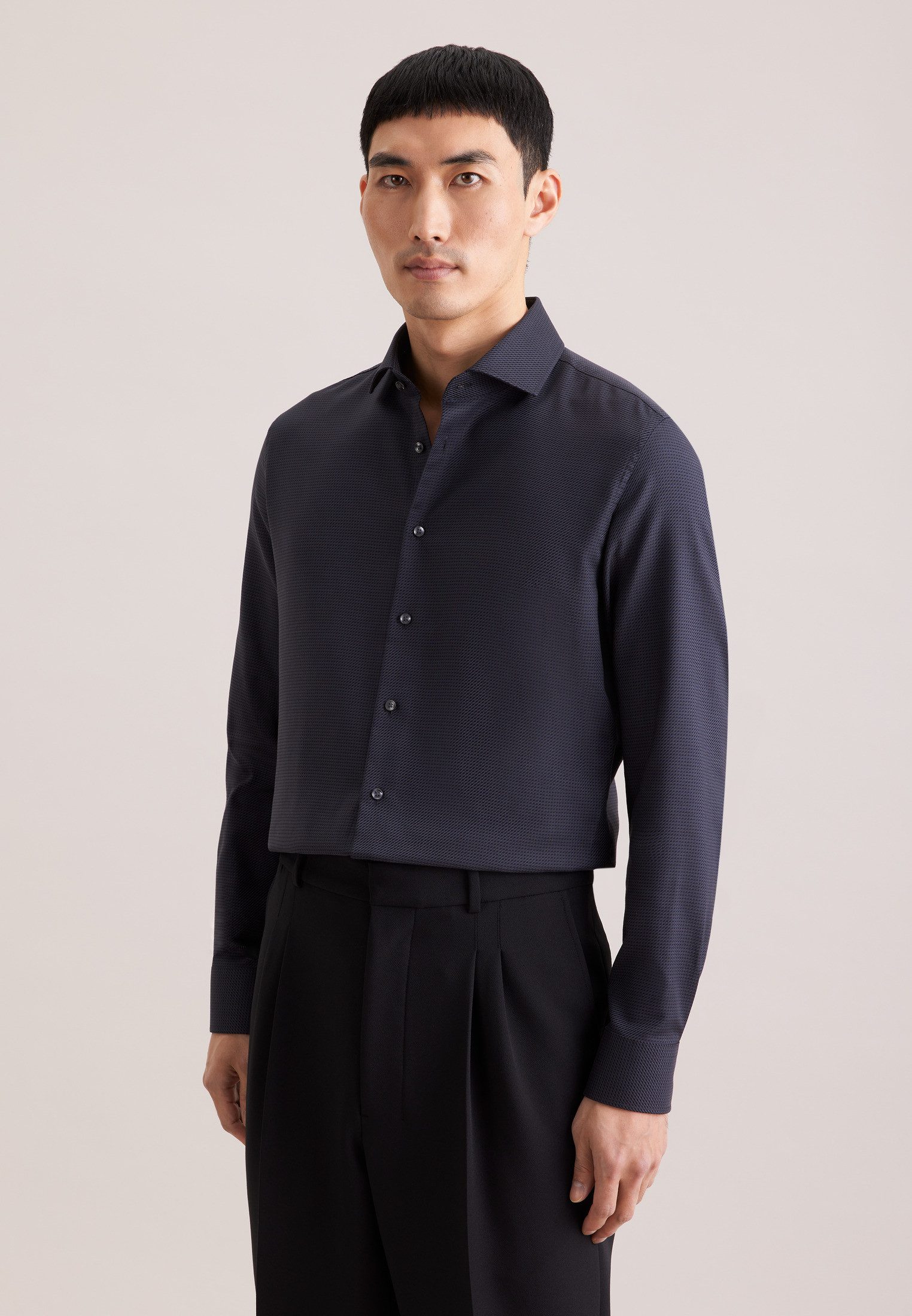Businesshemd Schwarze Rose