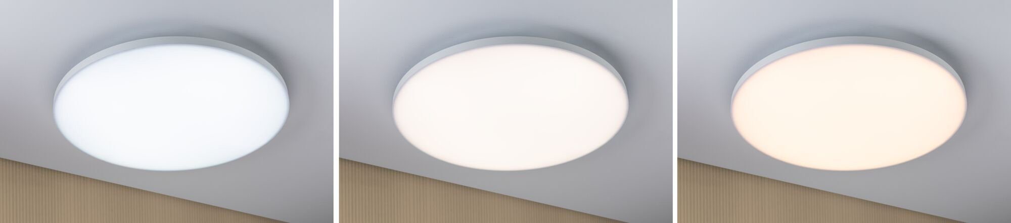 [Qualitätsgarantie und kostenloser Versand vorausgesetzt] Paulmann LED Gleichmäßiges fest Panel Tageslichtweiß, auf Velora, modernster integriert, LED-Technik LED Basis Raumlicht