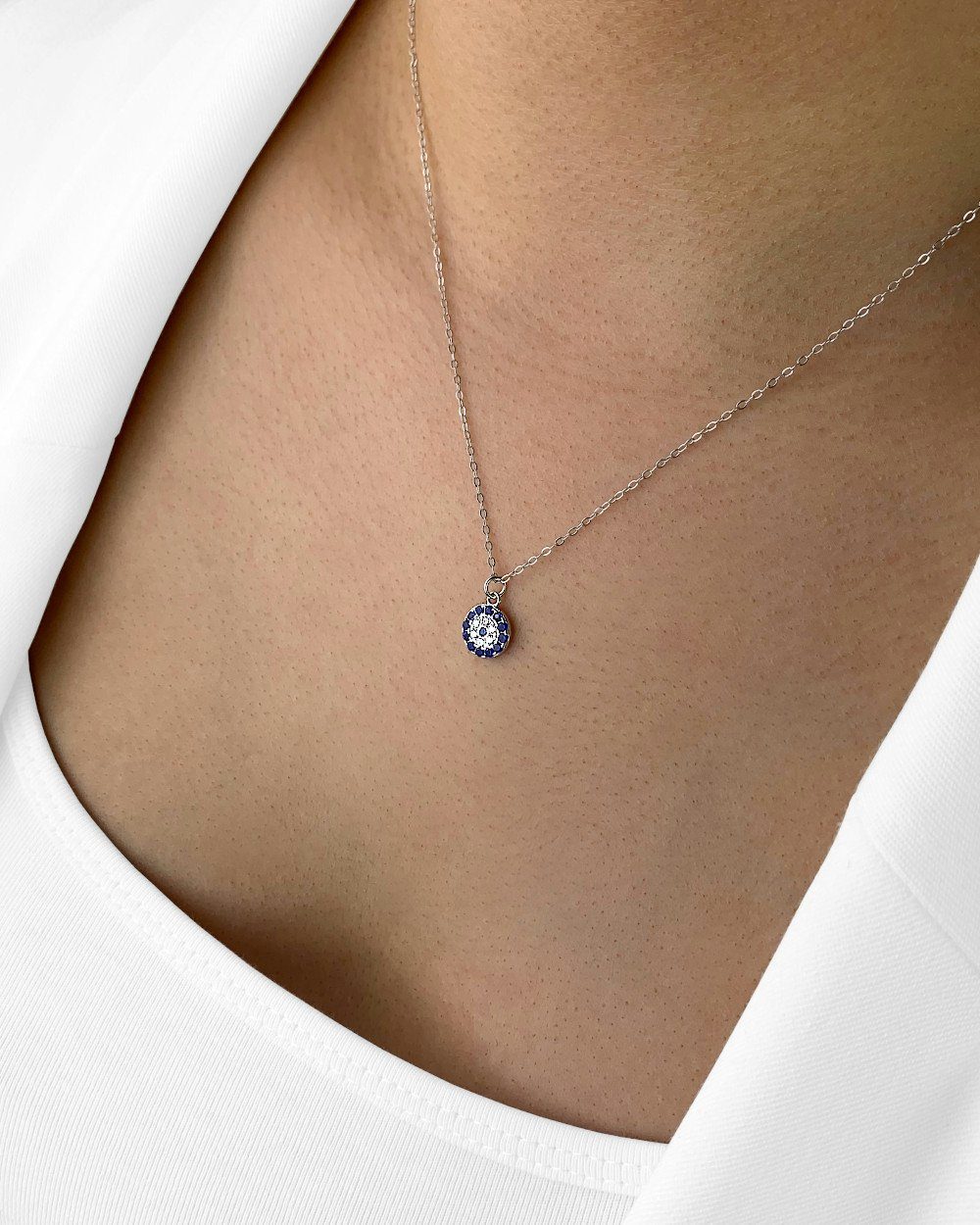 DANIEL CLIFFORD Kette mit Anhänger 'Nila' Damen Halskette Silber 925 Anhäng günstig online kaufen