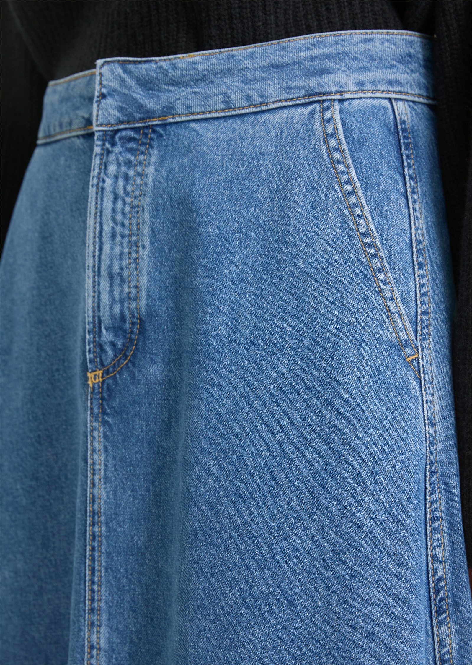 Marc O'Polo Jeansrock aus softem Lyocell-Baumwolle-Mix