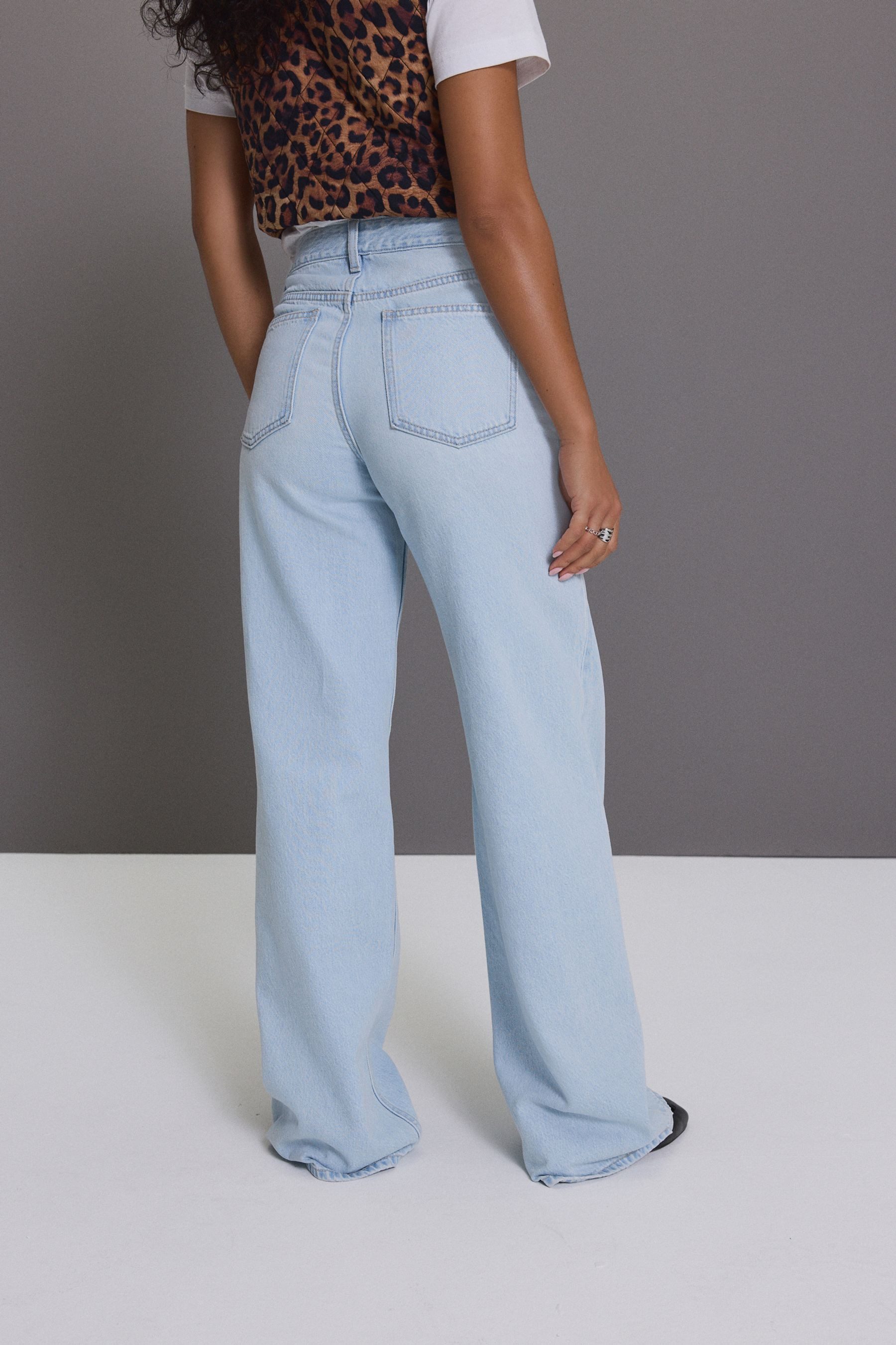Next Weite Jeans Weit geschnittene Jeans günstig online kaufen