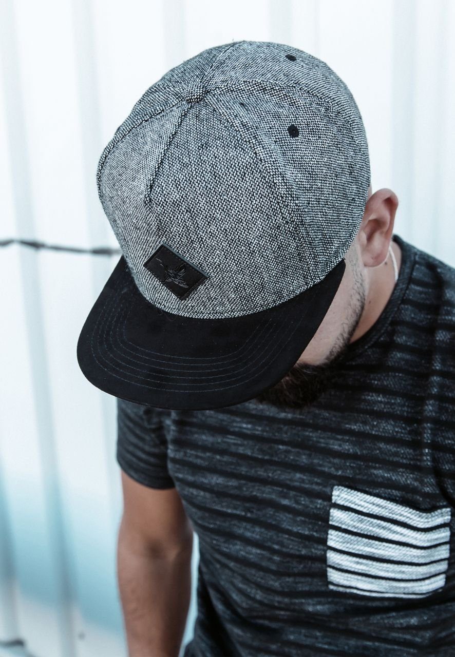Blackskies Snapback Cap Blissing Snapback Cap - Tweed-Suede