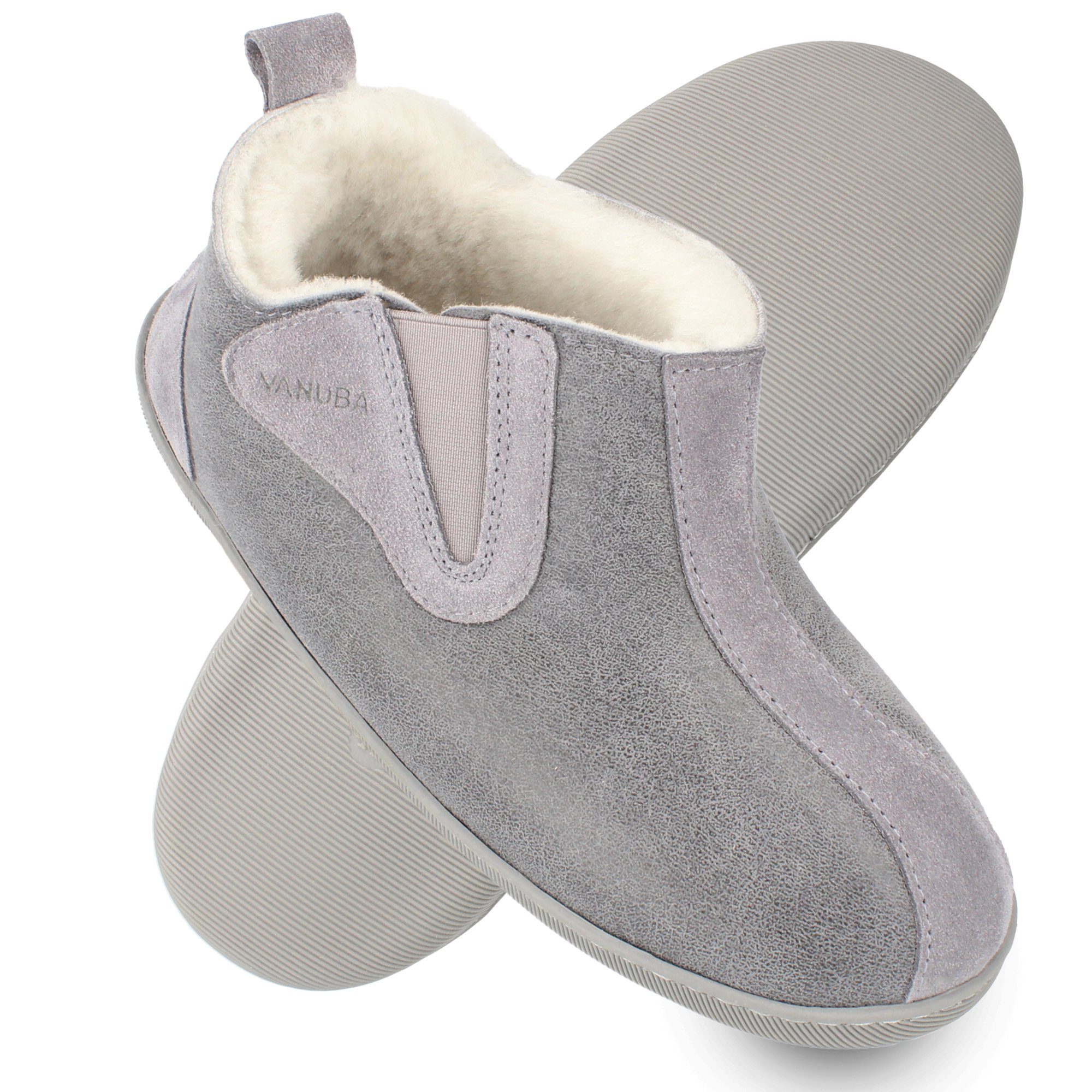 Vanuba COLUMBIA Damen Hausschuh Echtleder Валенки/Winter-Hausschuhe/Gefüttert