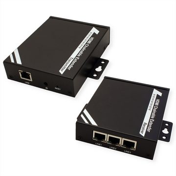ROLINE HDMI Extender über TP, Cat.5/6, kaskadierbar, 100m Audio- & Video-Adapter