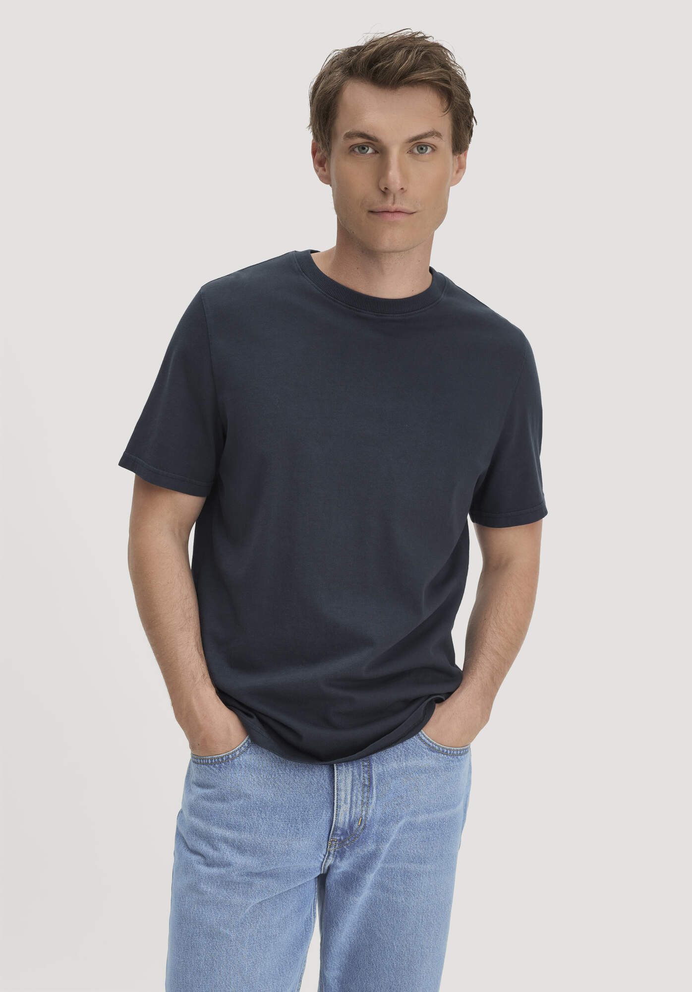 Hessnatur T-Shirt aus reiner Bio-Baumwolle (1-tlg)