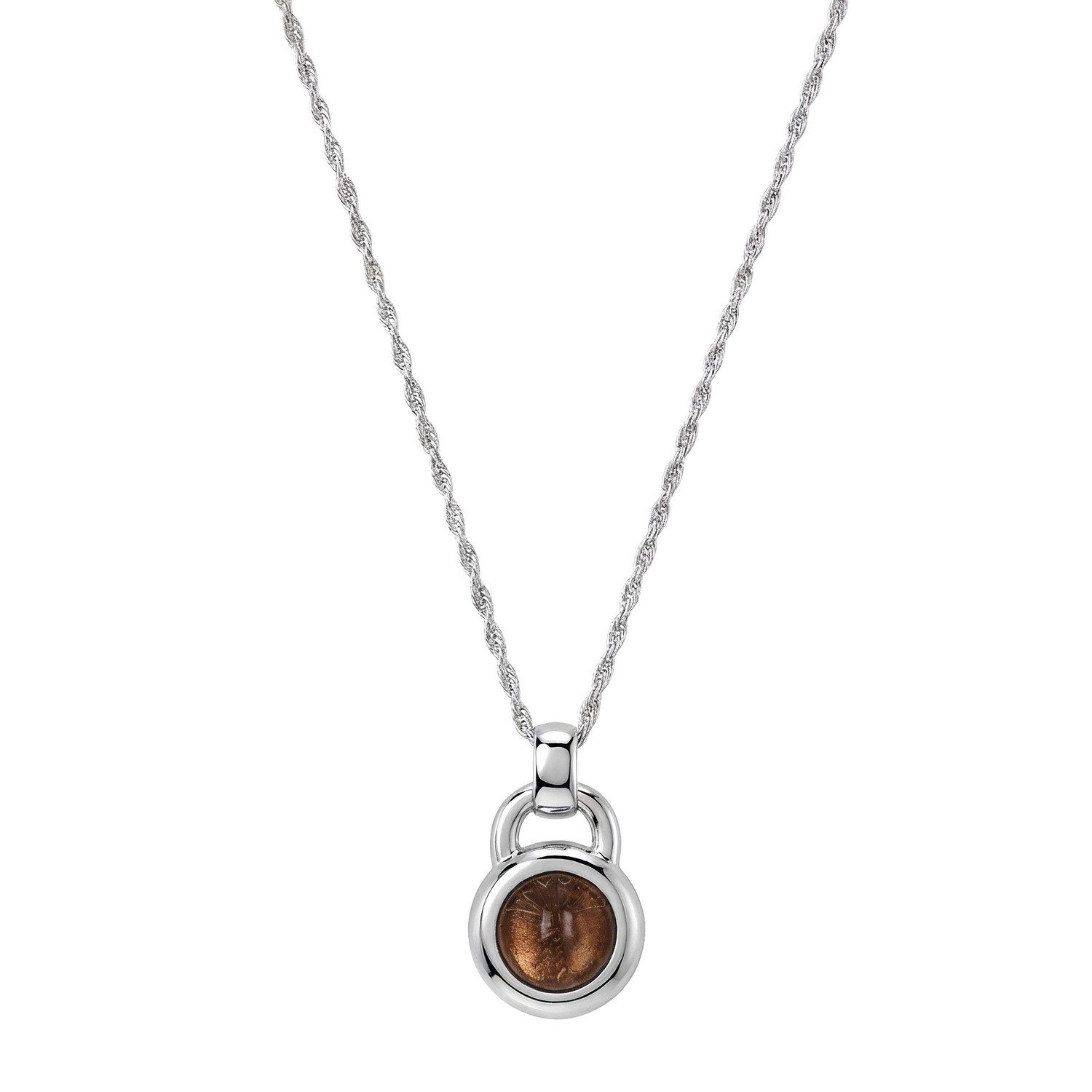 JOOP! Kette mit Anhänger Kreis, mit Glassteine