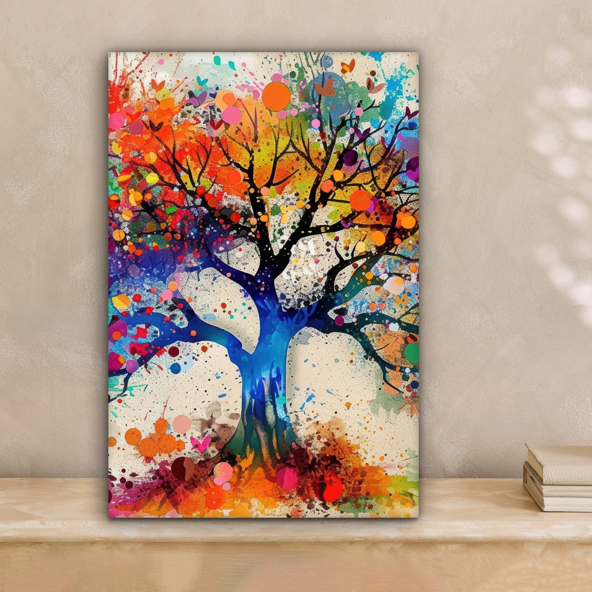 OneMillionCanvasses® Leinwandbild Baum des Lebens - Natur - Farbenfroh - Ba günstig online kaufen