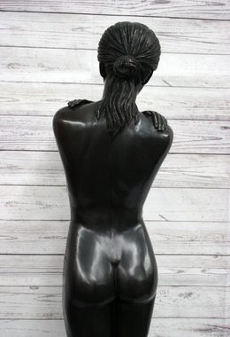 Bronzeskulpturen Skulptur Bronzefigur stehender Frauenakt