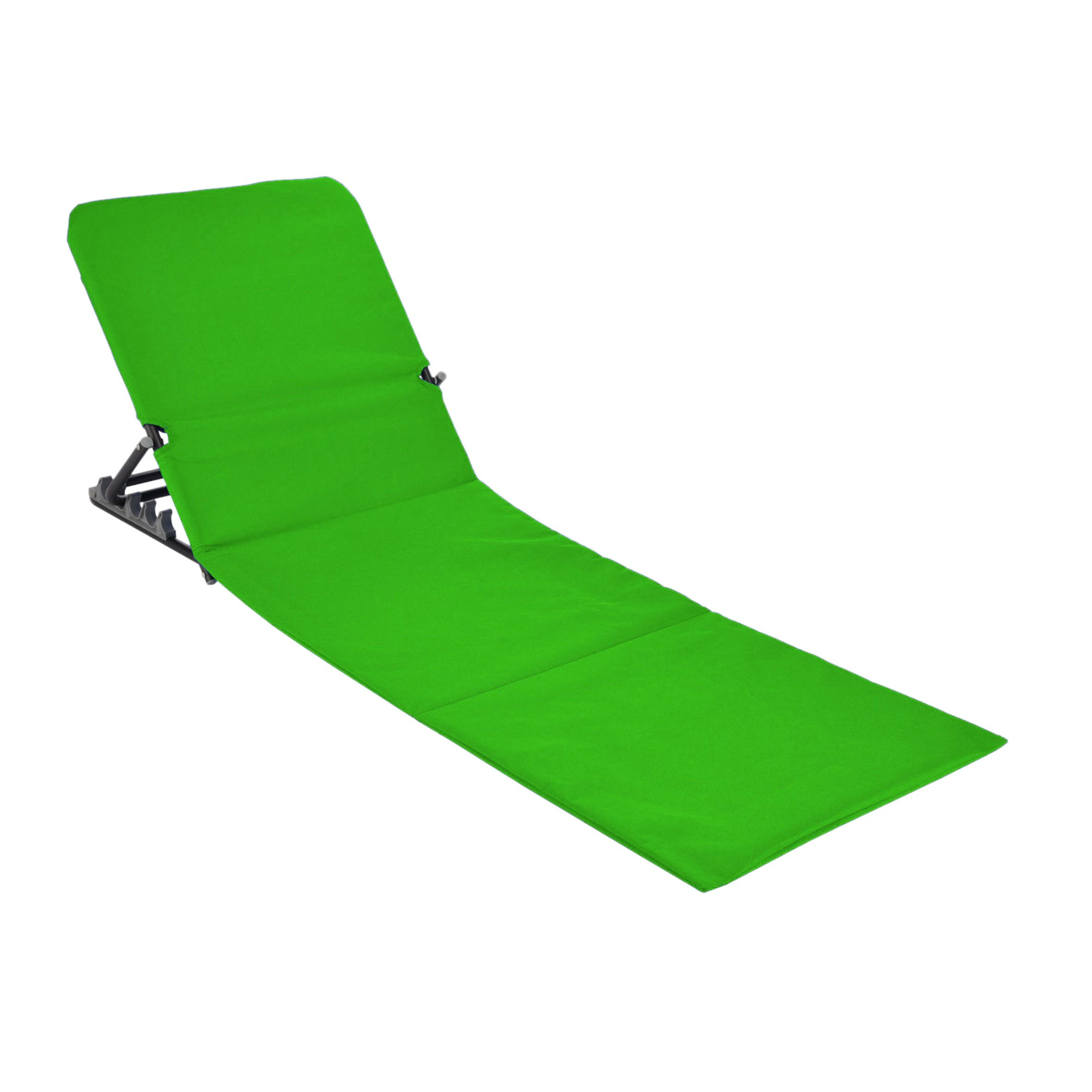 Spetebo Gartenliege Strandmatte mit Rückenlehne, 1 günstig online kaufen