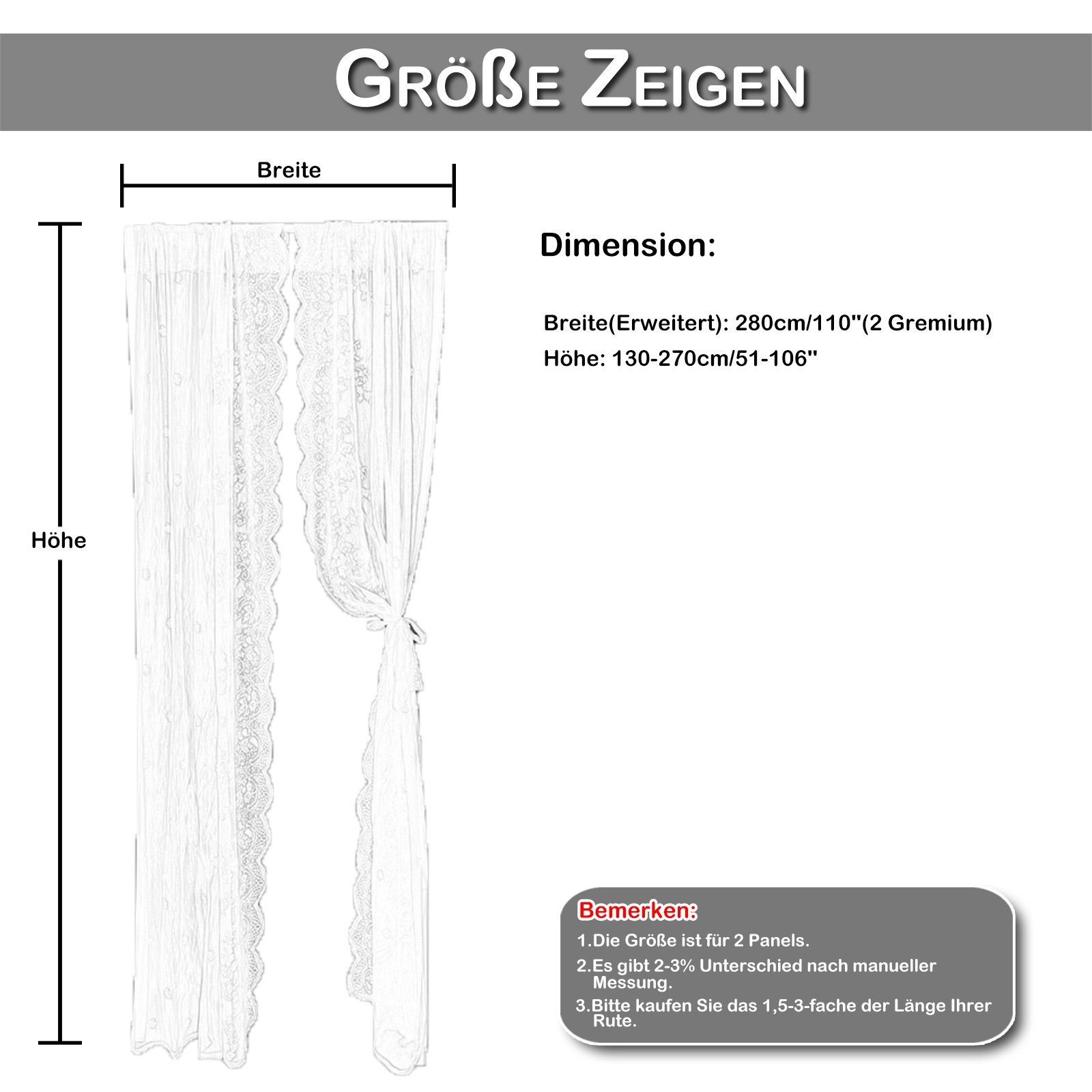 Sunicol Outdoorgardine Outdoor Voile Vorhang, Transparent günstig online kaufen