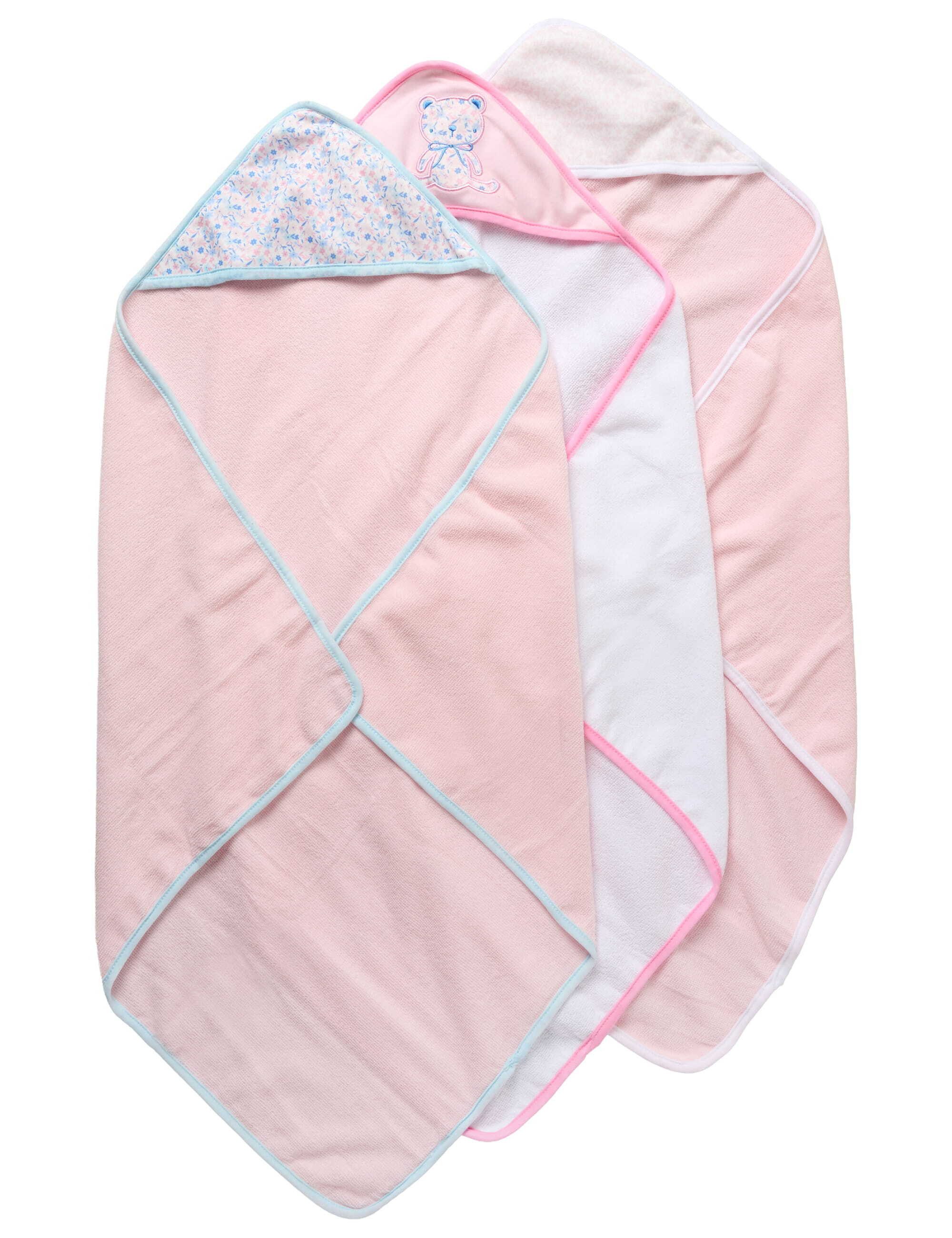 Snuggle Tots Kapuzenhandtuch Set Bär Floral, günstig online kaufen