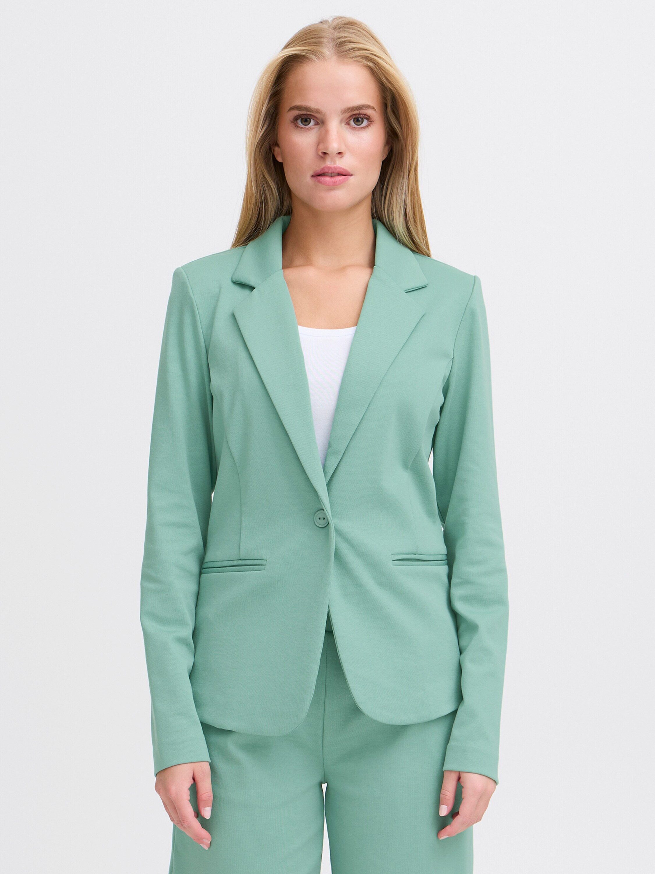 Ichi Kurzblazer Kate (1-tlg) Plain/ohne Details günstig online kaufen