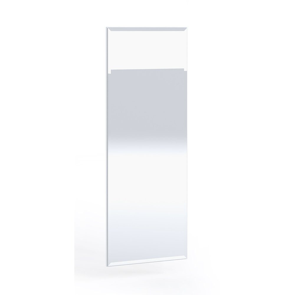 Lomadox Wandspiegel OSTUNI-132, Garderobe Flurspiegel in weiß, B/H/T ca. 56/150/20 cm