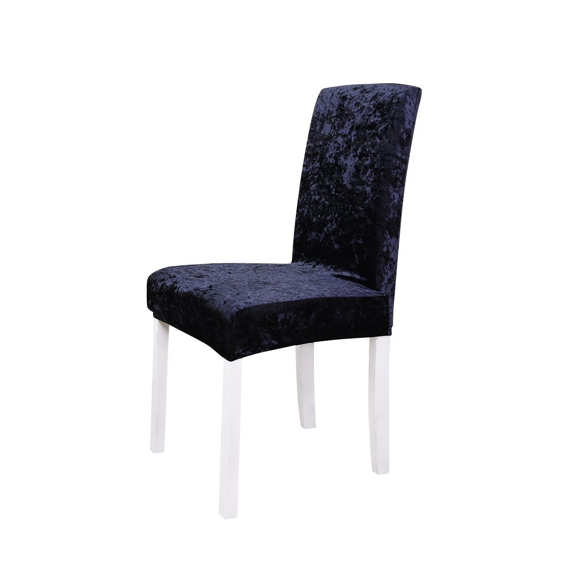 Rosnek Stuhlhusse Stuhlüberzug,Stretch Samt,für Hochzeit Esszimmer günstig online kaufen