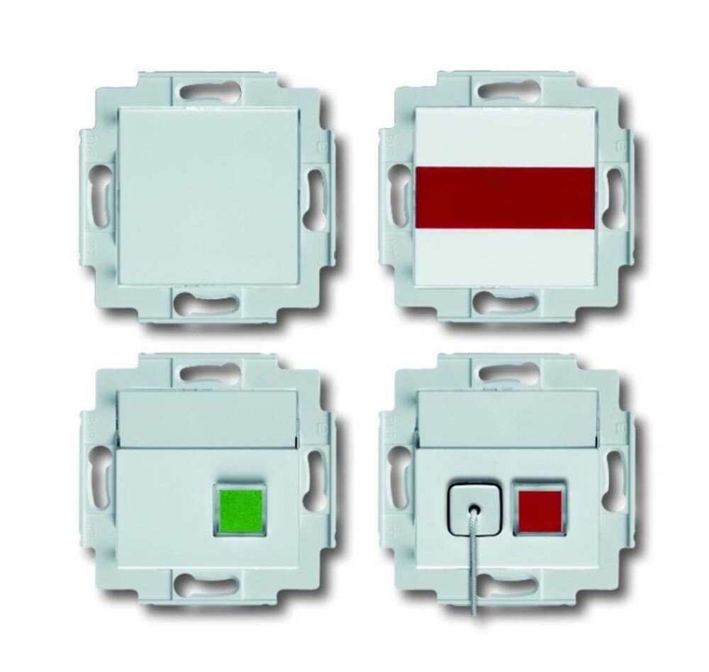 Busch-Jaeger Abdeckrahmen Busch-Jaeger Ruf-Set für Behinderten-WC 1510 UC-84-101