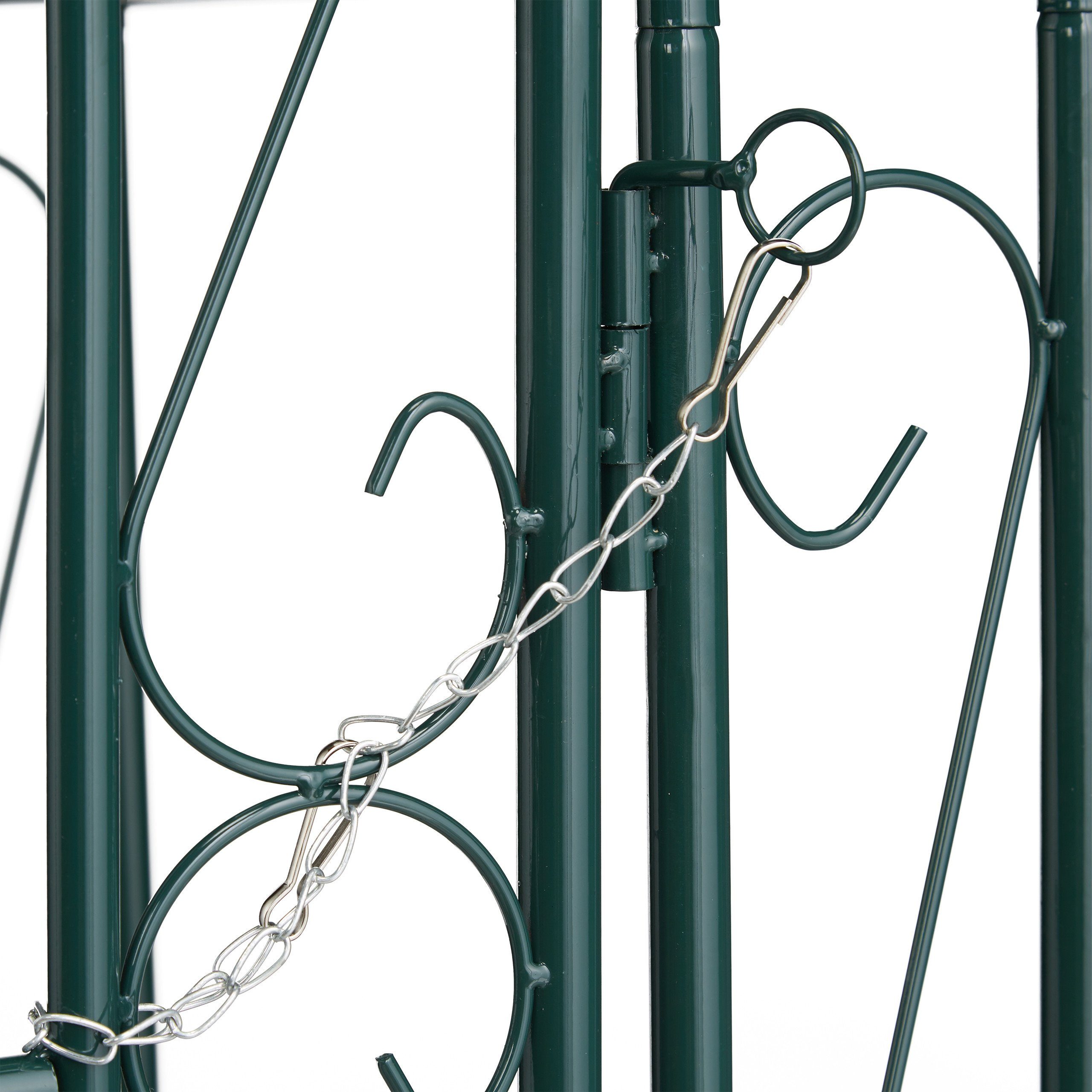 relaxdays Rosenbogen mit Tor