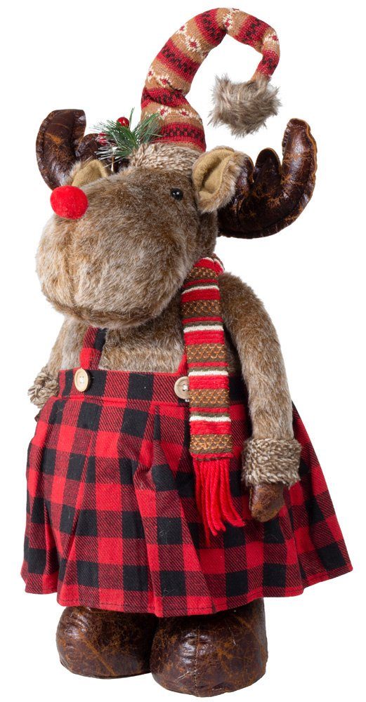 Christmas Paradise Weihnachtsfigur ausziehbarer XL Elch 50-80cm (65-95cm) ( günstig online kaufen