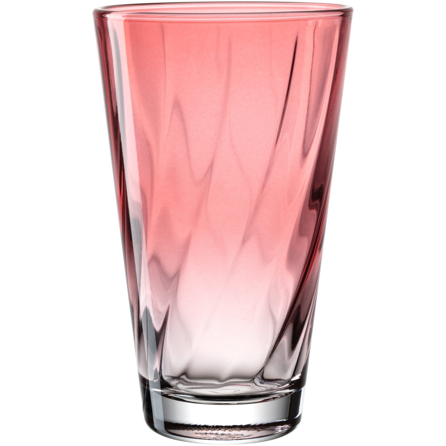 LEONARDO Gläser-Set Trinkglas, TWIST, 300 ml, 4er-Set, Glas, Longdrinkbecher, spülmaschinengeeignet