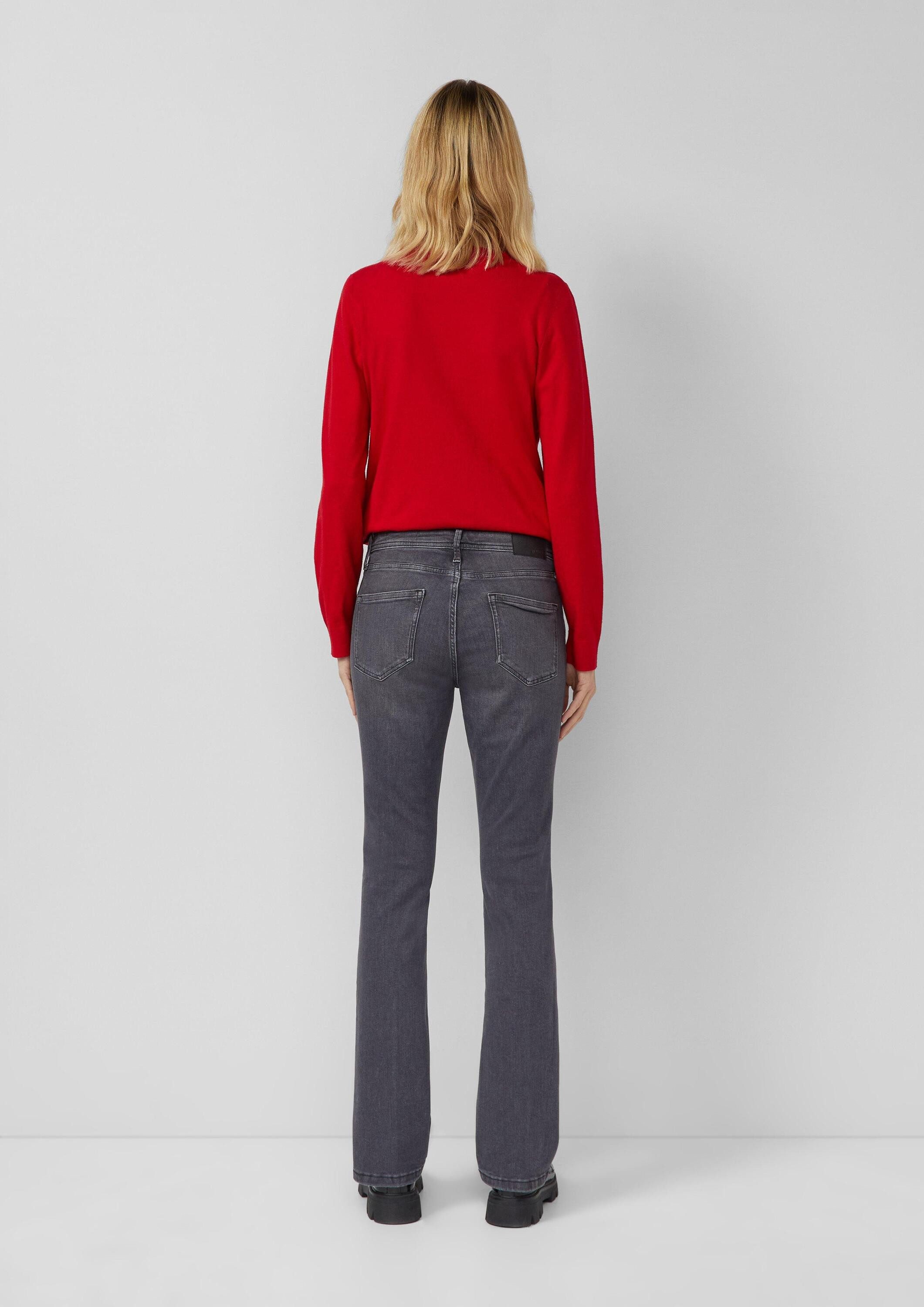 s.Oliver Bootcut-Jeans Jeans-Hose Jeans Beverly/Regular Fit/Mid Rise/Slim Bootcut Leg