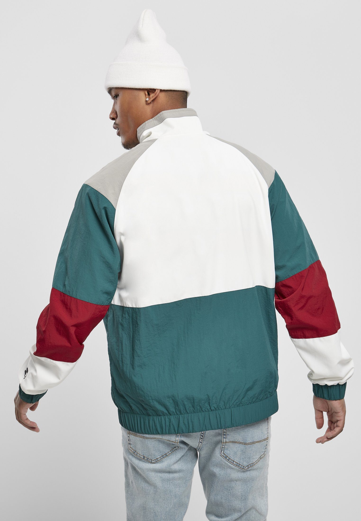 Starter Blouson Herren Starter Color Jacket Block retrogreen/white/green Retro (1-St)