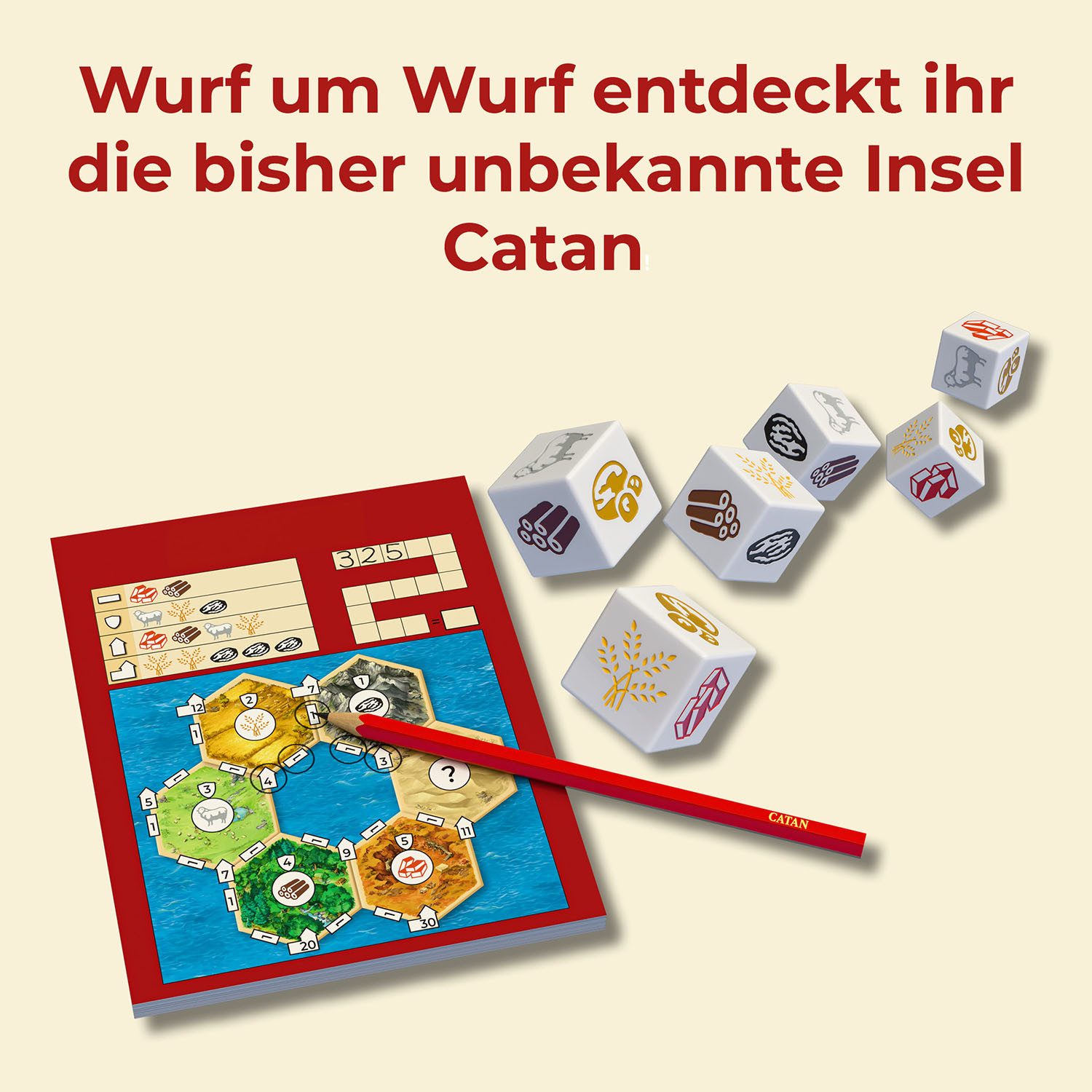 Kosmos Spiel CATAN Das Würfelspiel, Strategiespiel