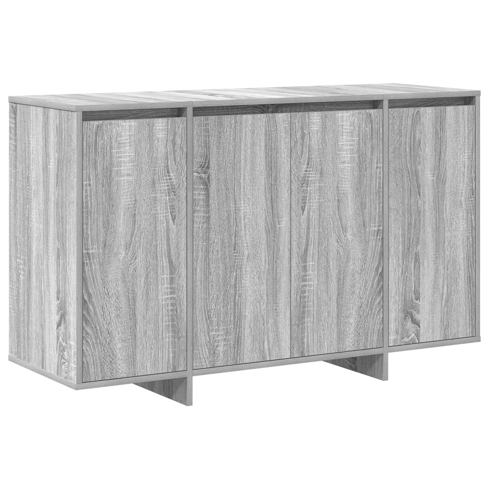 vidaXL Sideboard Sideboard Grau Sonoma Holzwerkstoff günstig online kaufen