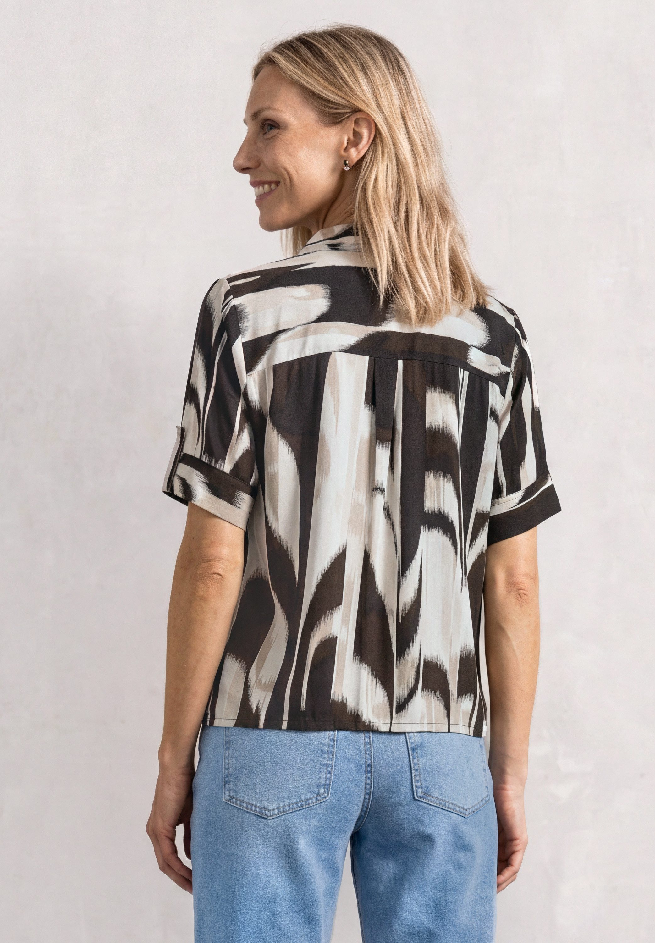 STREET ONE Hemdbluse aus softer Viskose