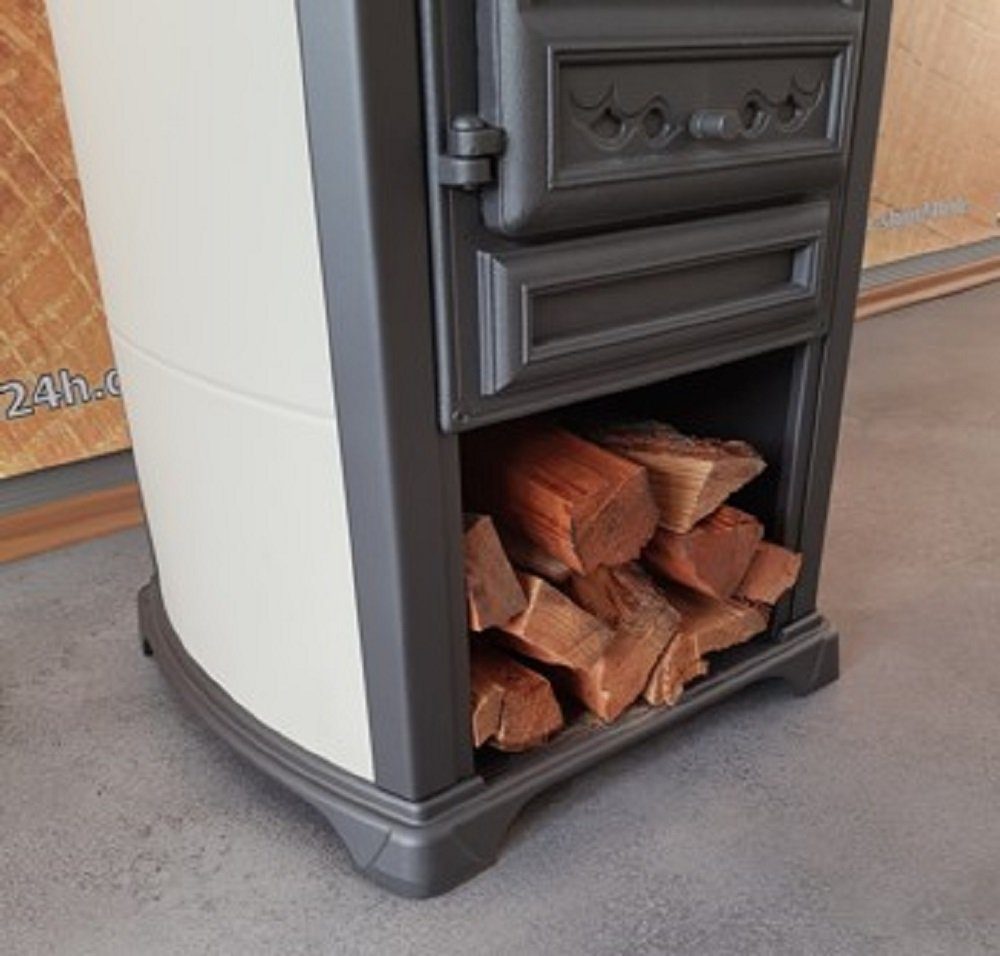 ECOfoxx Kaminofen Forte mit Herdplatte, creme, günstig online kaufen